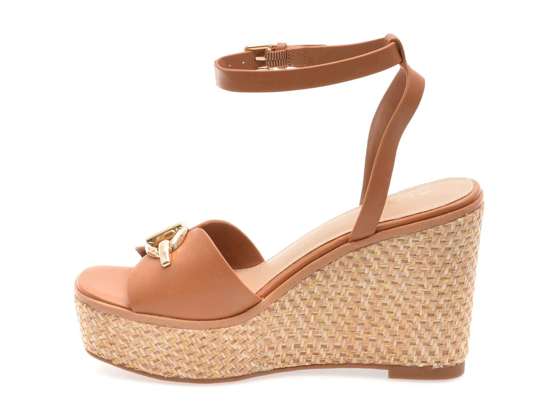 Sandale ALDO maro, YBYLIN 210, din piele ecologica