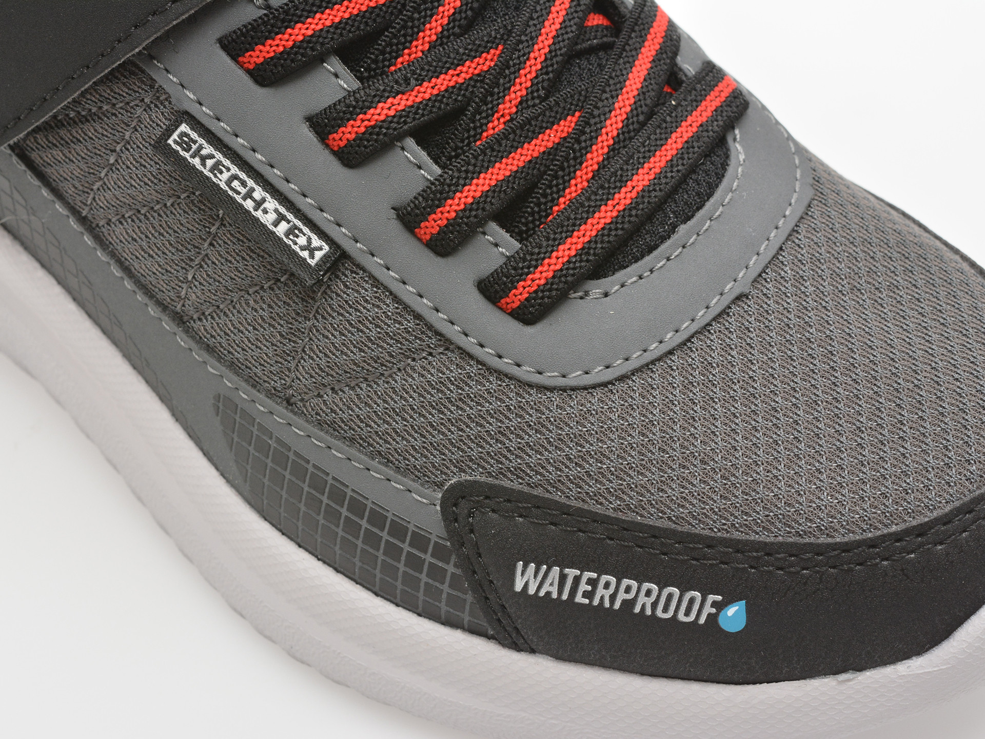 Pantofi sport SKECHERS negri, BOUNDER 2.0, din material textil