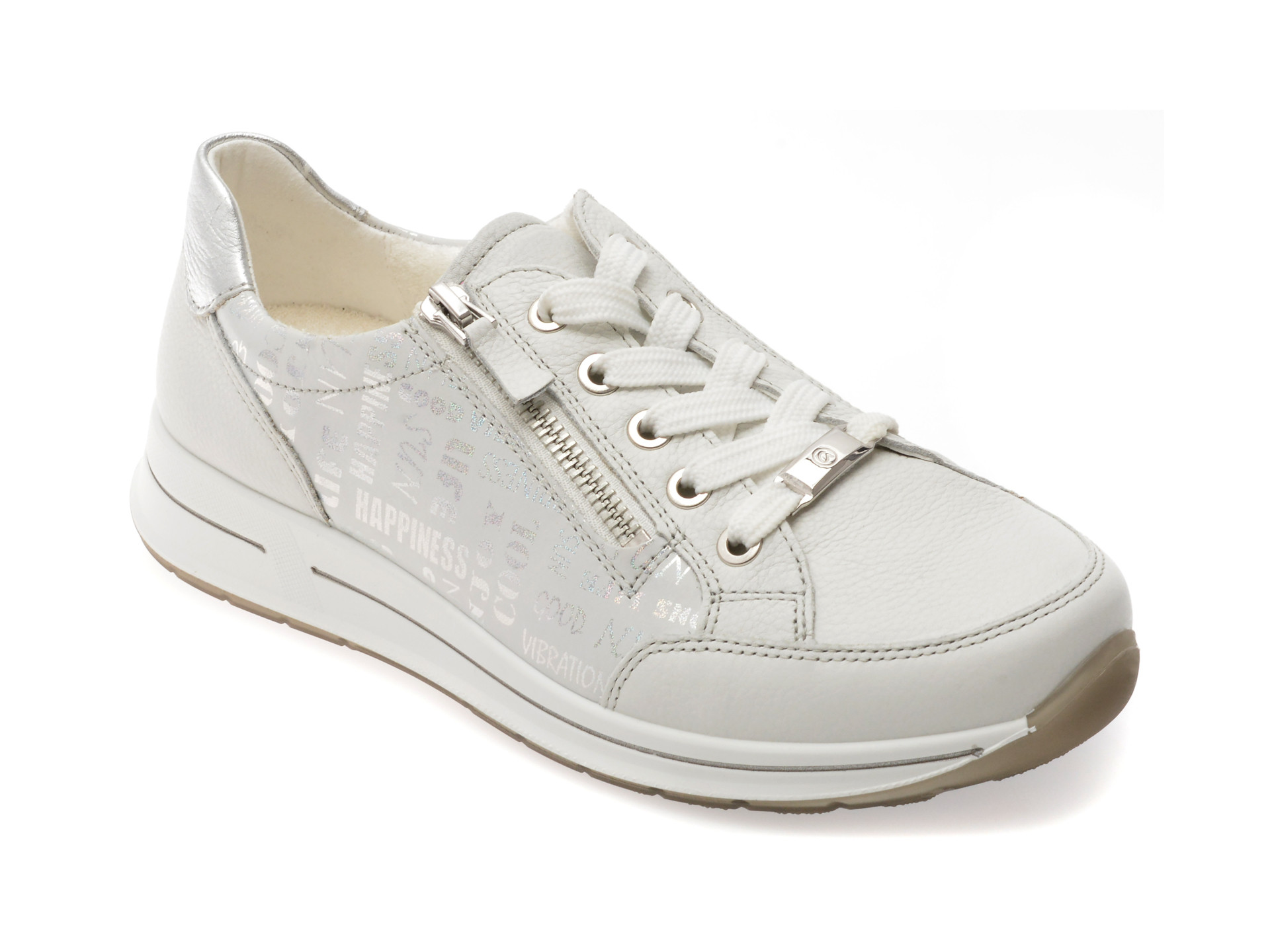 Pantofi sport ARA albi, 24801, din piele naturala