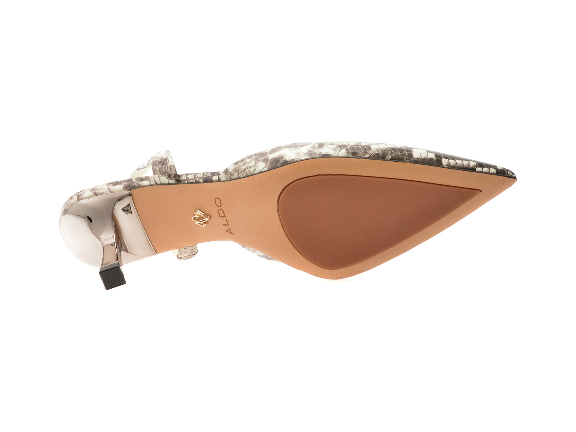 Pantofi eleganti ALDO alb-negru, GAVEDESSI 122, din piele naturala