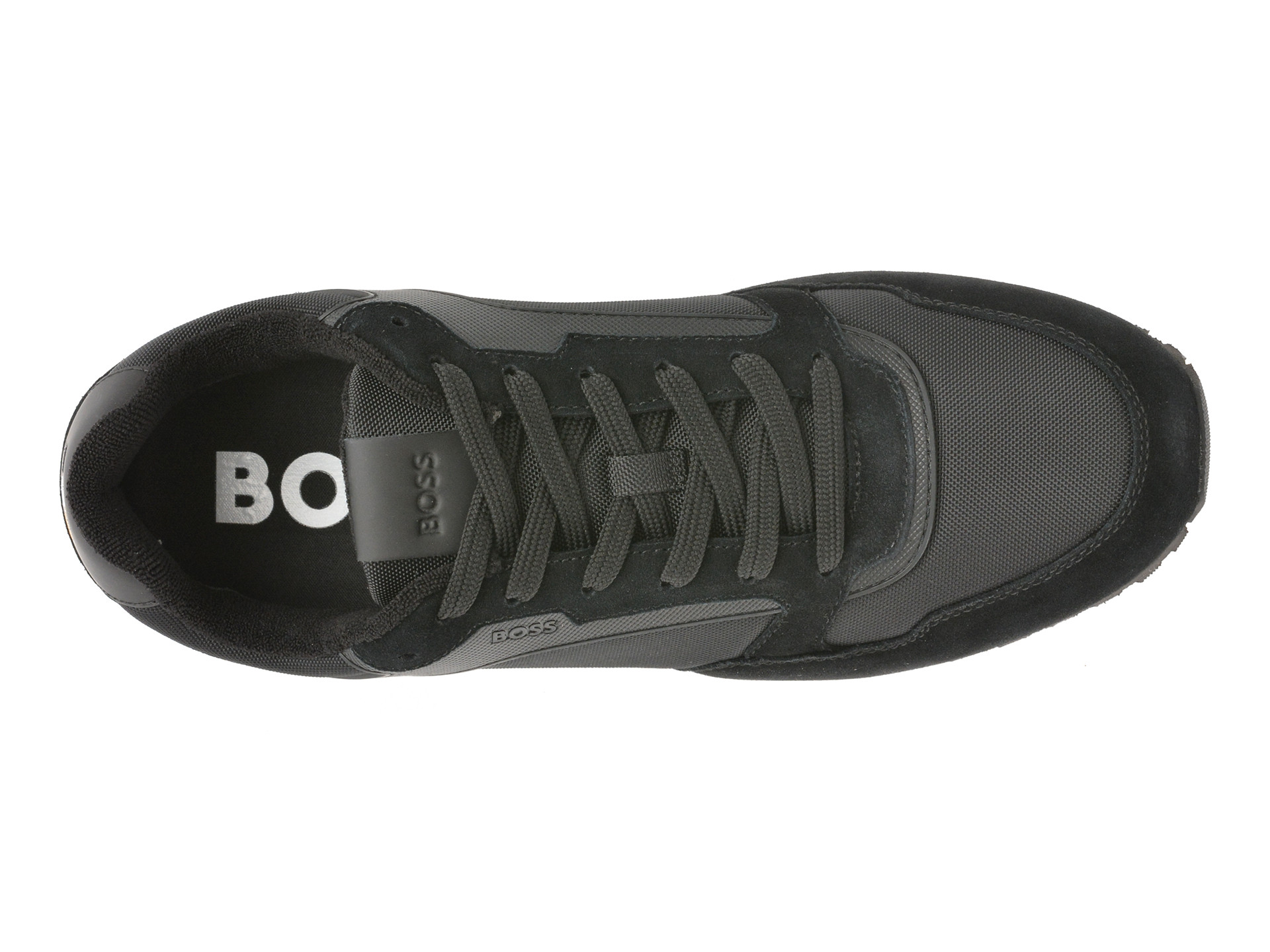 Pantofi sport BOSS negri, 3221, din material textil
