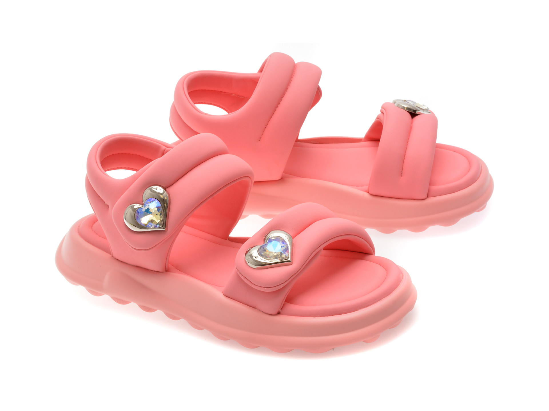 Sandale SELECTION KIDS roz, 6015, din piele ecologica