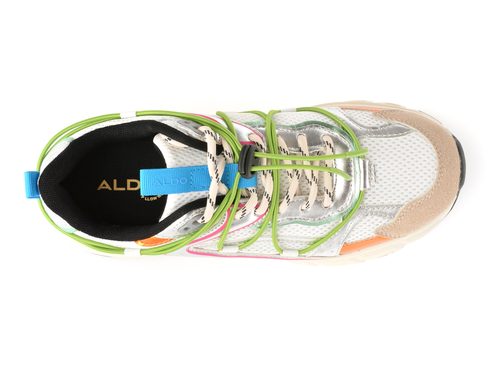 Pantofi sport ALDO albi, CLUBFLY 185, din material textil