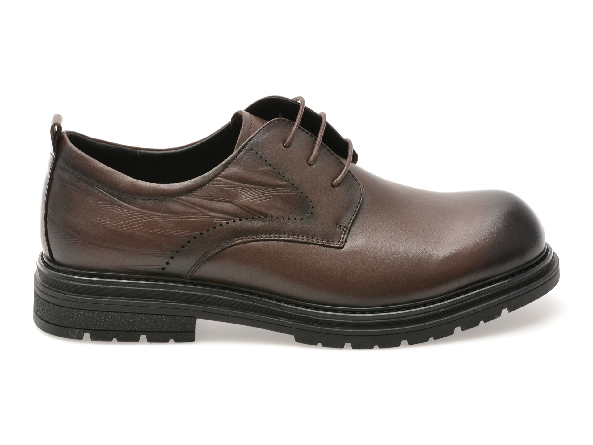 Pantofi EPICA maro, 9755, din piele naturala