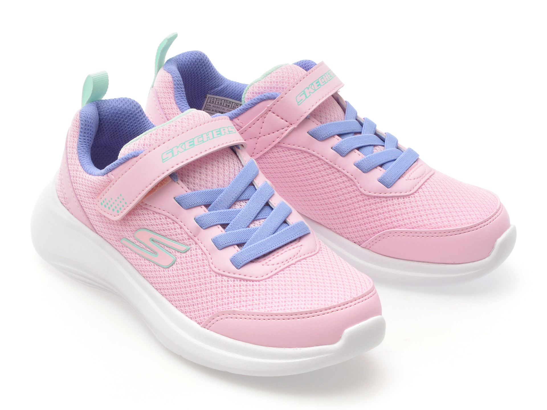 Pantofi sport SKECHERS roz, SELECTORS, din material textil