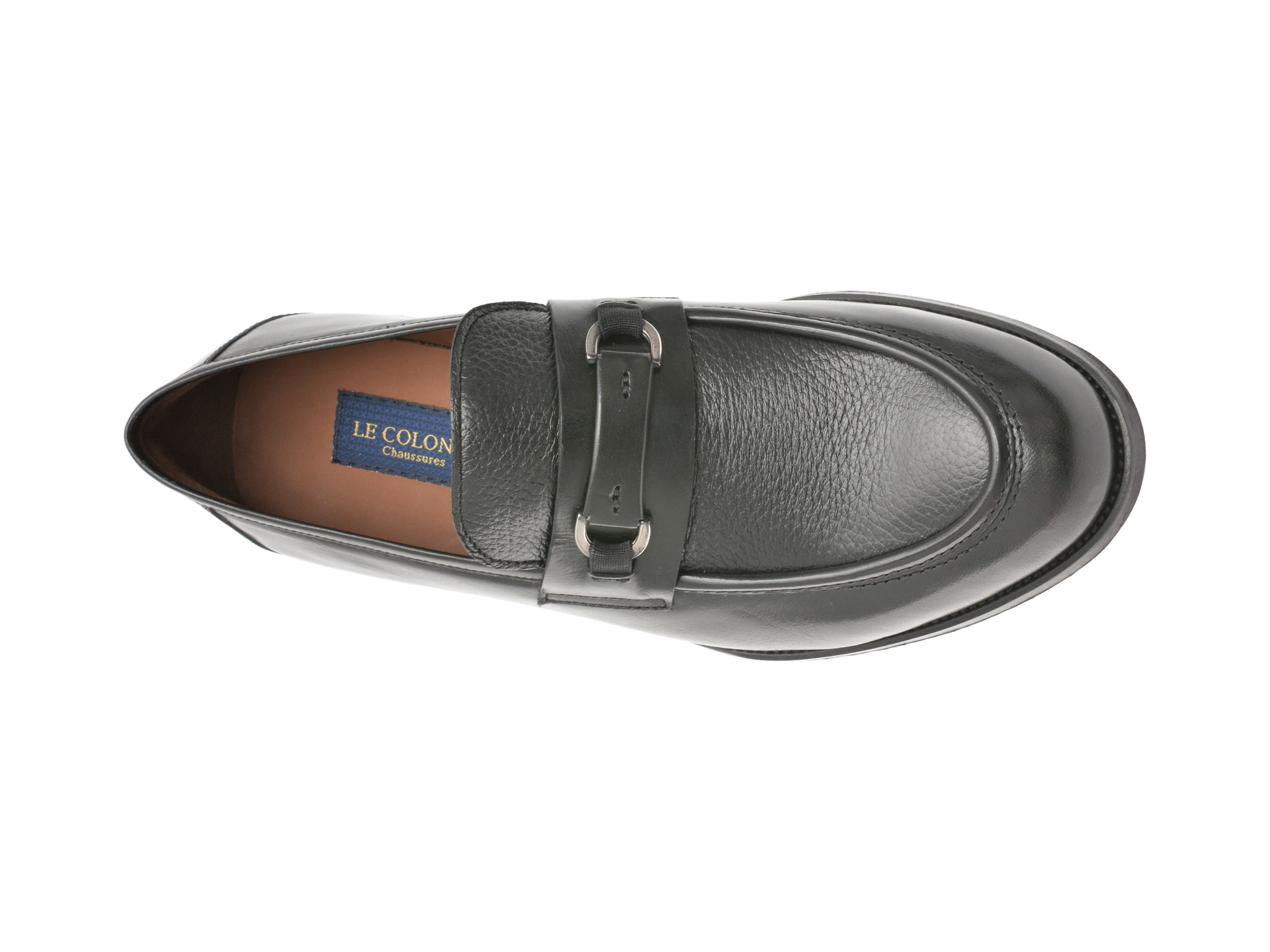 Mocasini eleganti LE COLONEL negri, 63933, din piele naturala