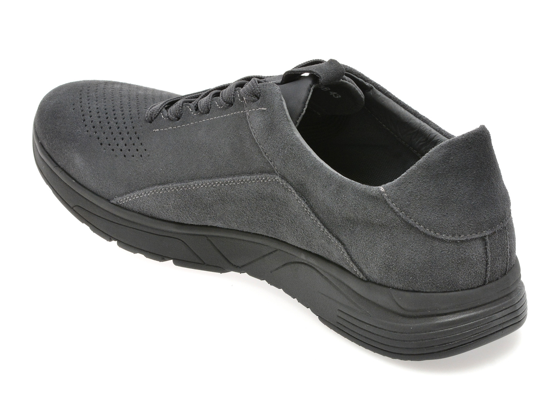 Pantofi sport EPICA gri, 1009, din piele intoarsa