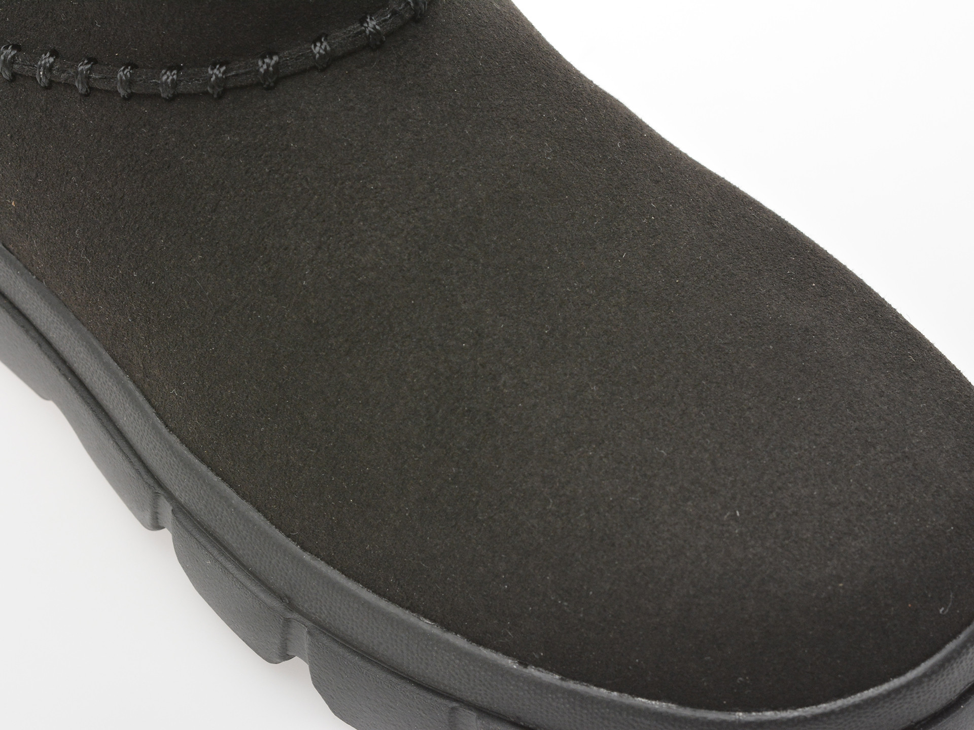 Ghete GEOX negre, J56NCA, din piele ecologica