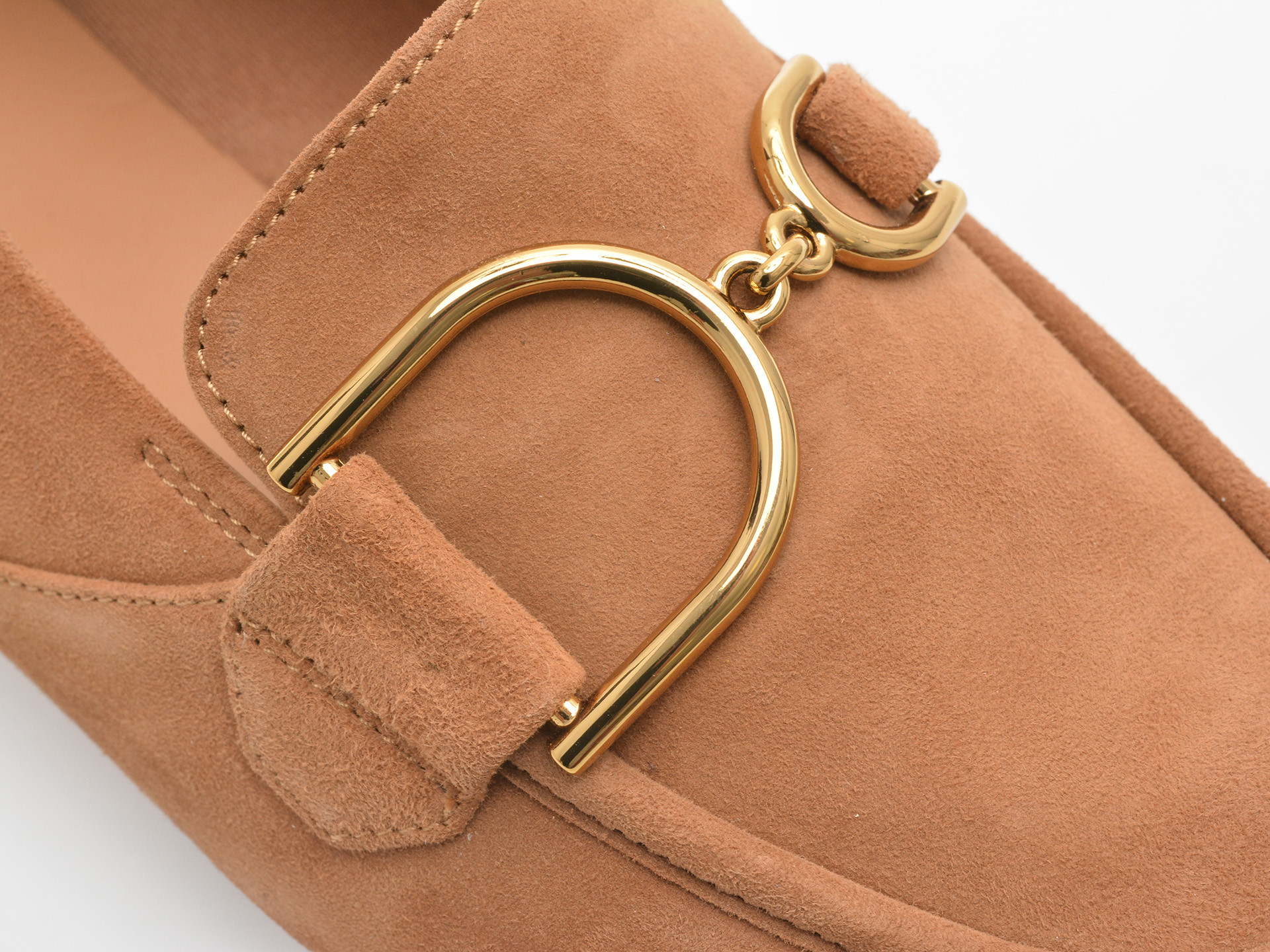 Mocasini GEOX maro, D45MUJ, din piele intoarsa