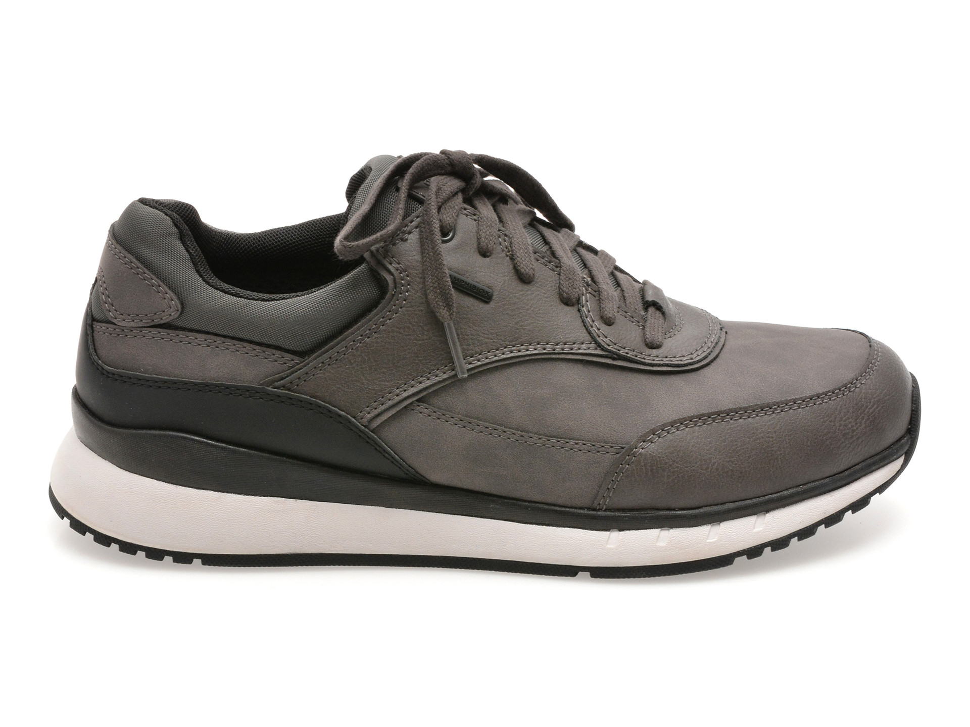 Pantofi sport GEOX gri, U56M6A, din piele ecologica