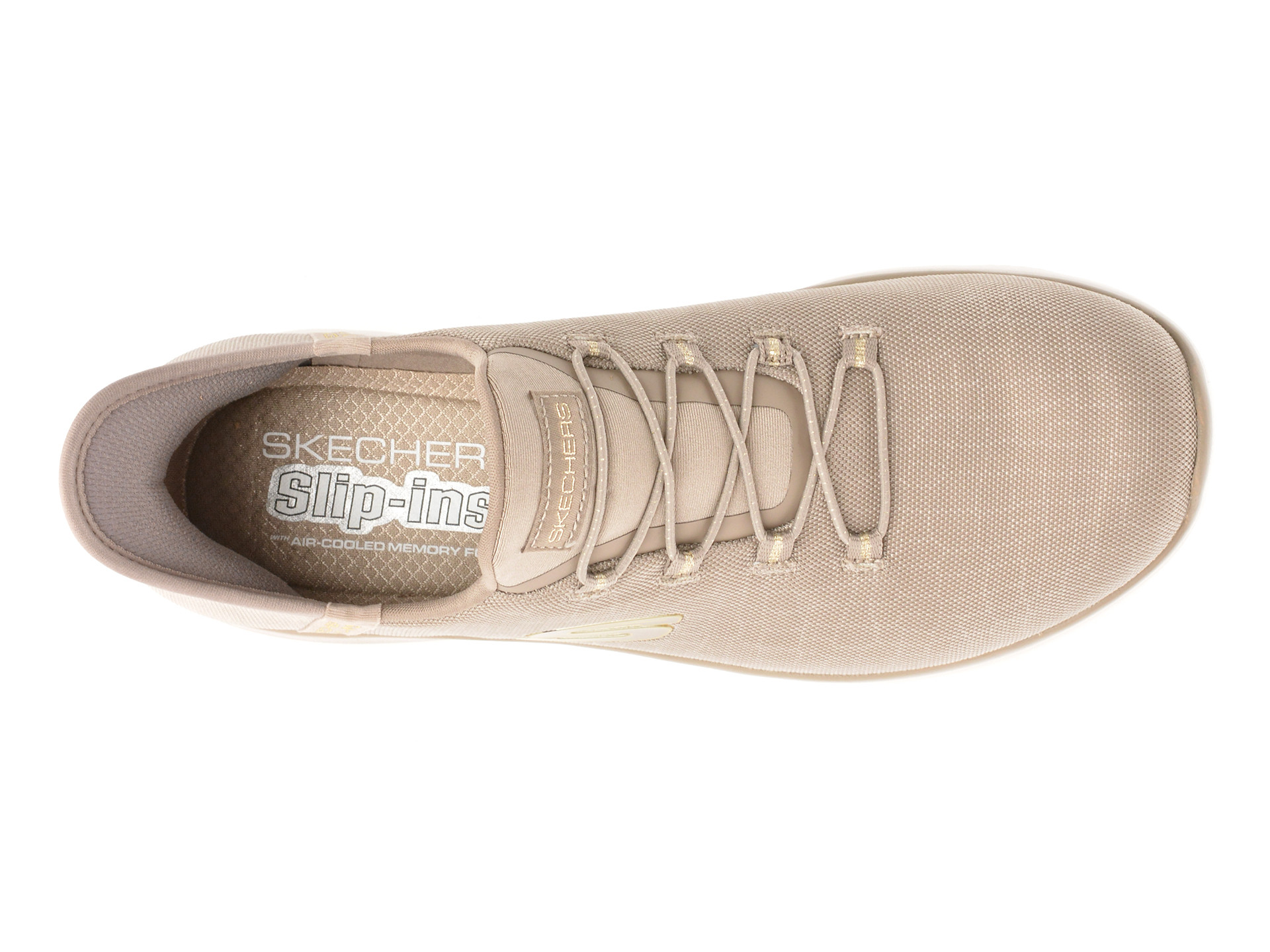 Pantofi sport SKECHERS gri, SUMMITS, din material textil