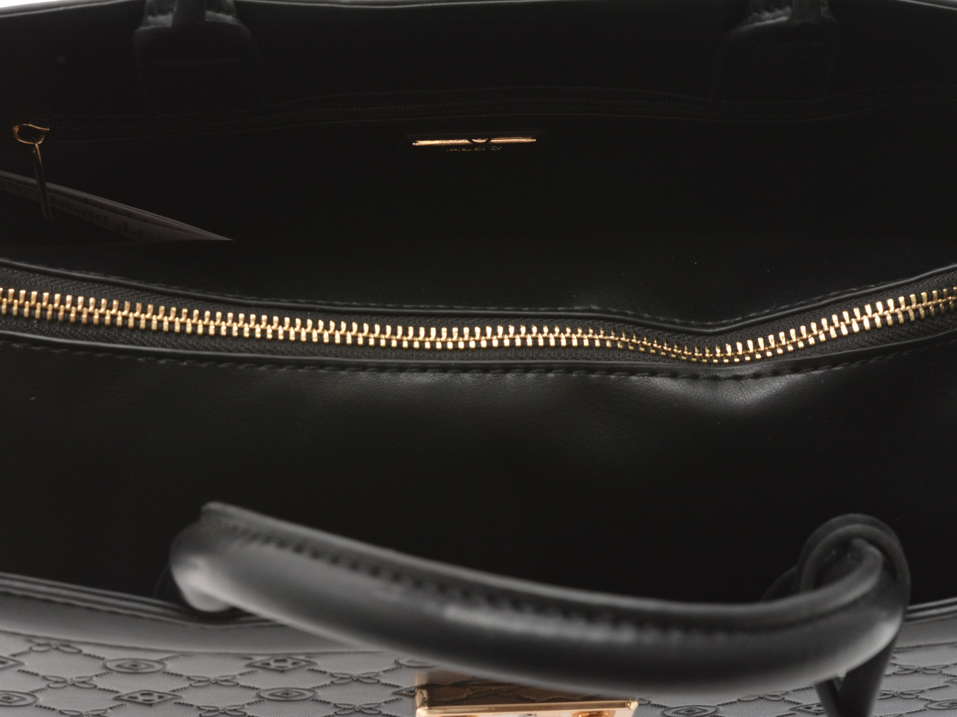 Geanta ALDO neagra, CRELALLY 001, din piele ecologica