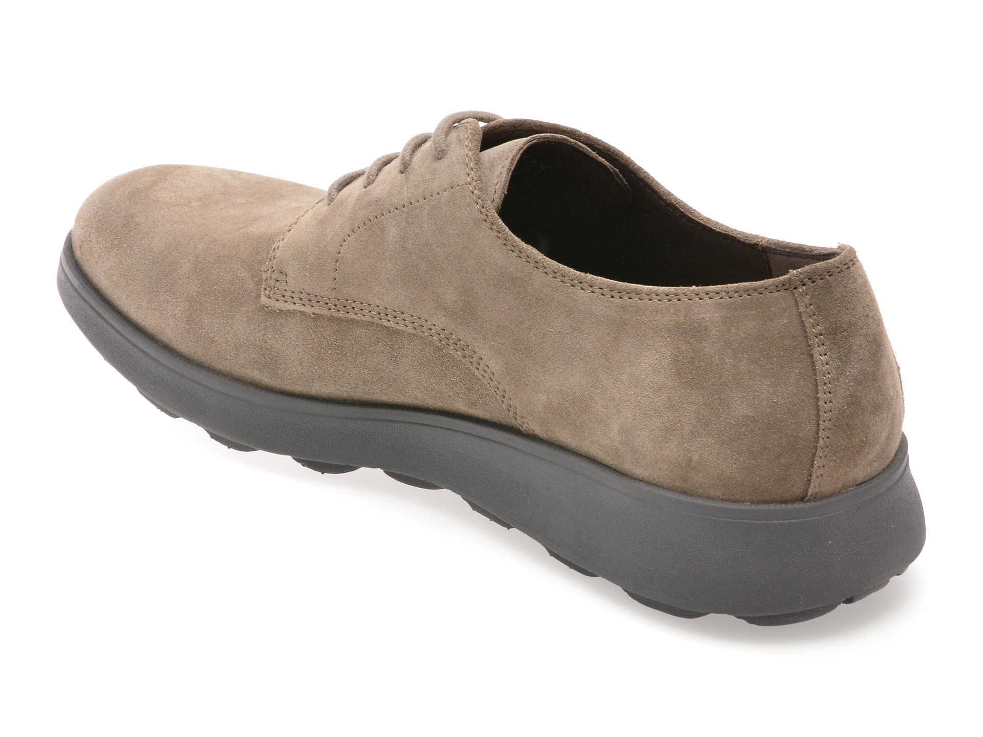 Pantofi GEOX gri, U45GHA, din piele intoarsa