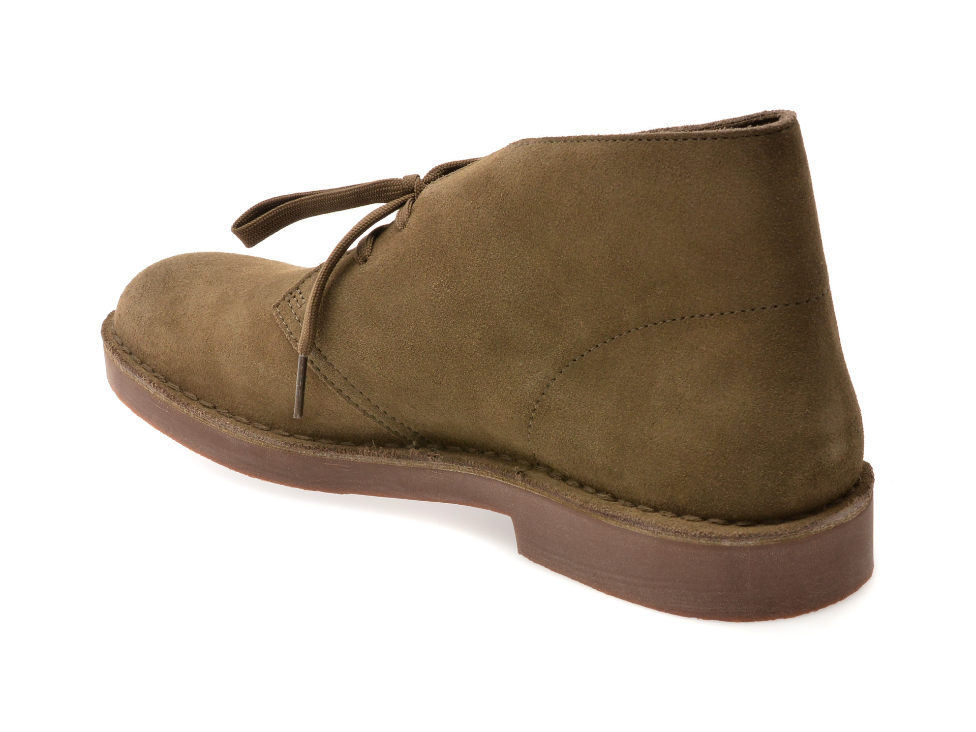 Ghete CLARKS kaki, DESERT BT EVO, din piele intoarsa
