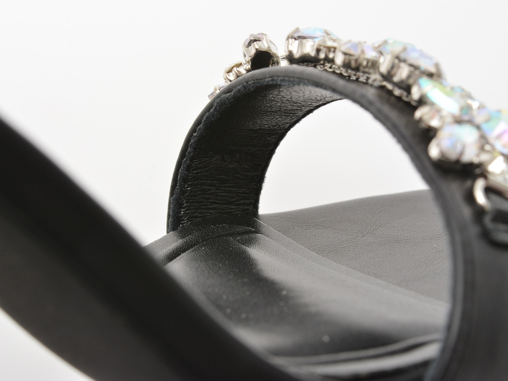 Sandale elegante EPICA negre, 82989, din piele ecologica