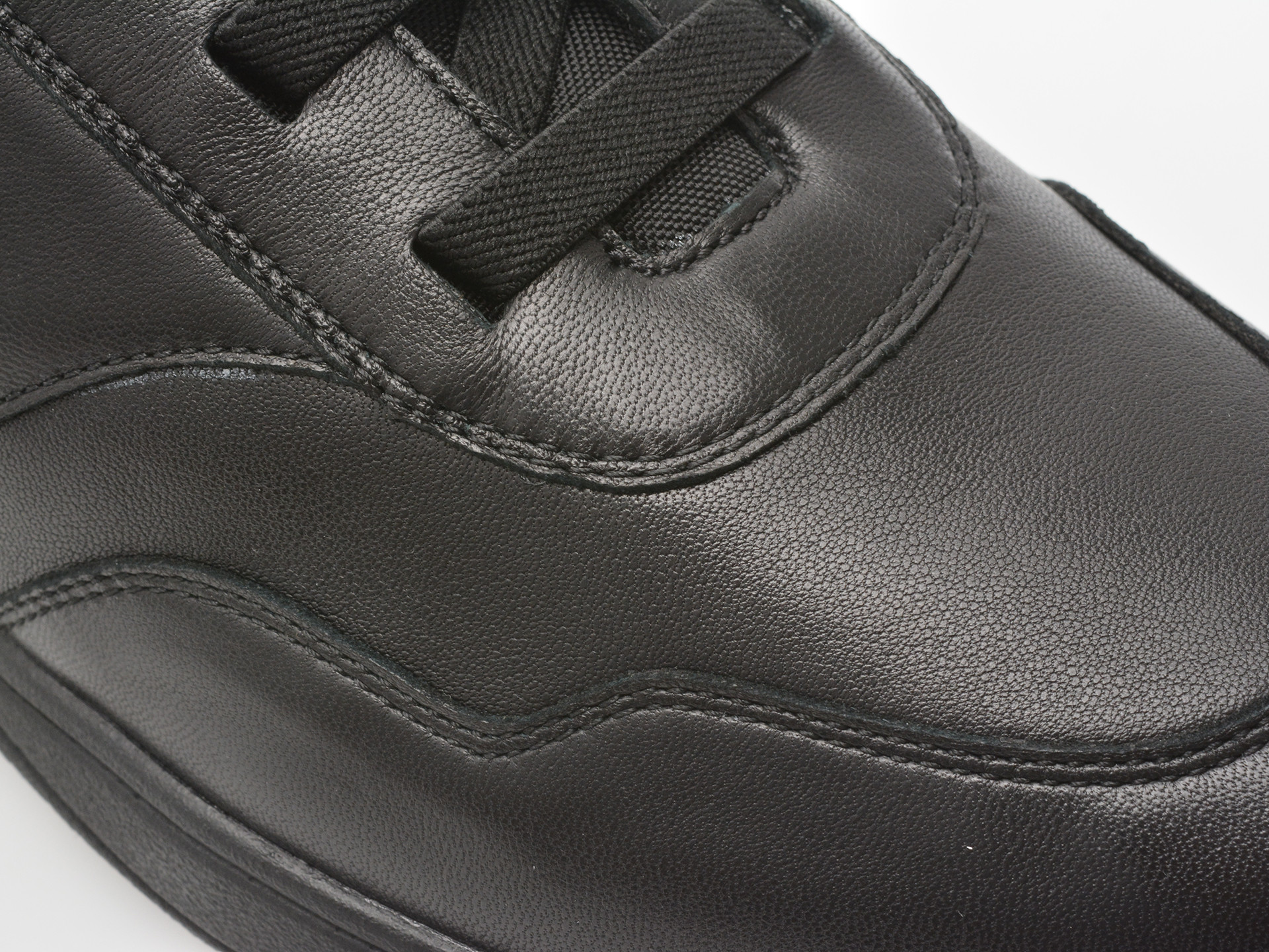 Pantofi sport GEOX negri, U45BXE, din piele naturala