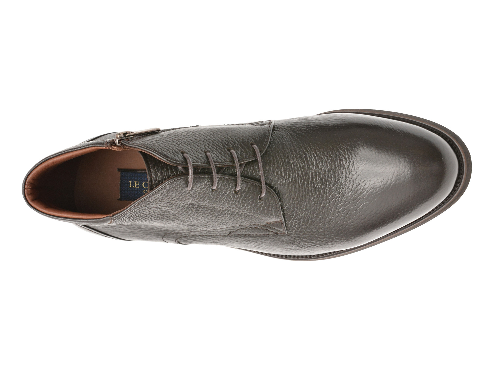 Ghete elegante LE COLONEL maro, 63888, din piele naturala