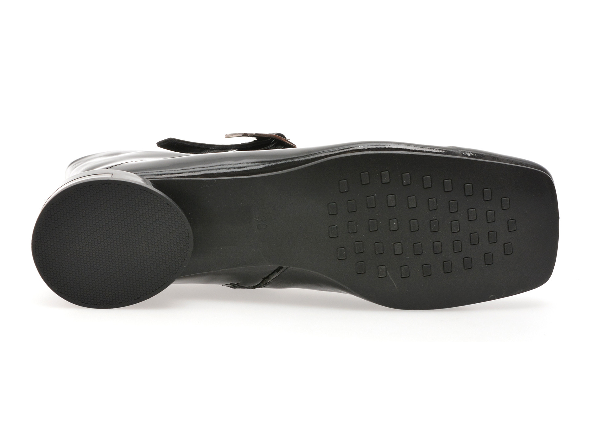 Ghete EPICA negre, 1474349, din piele naturala lacuita