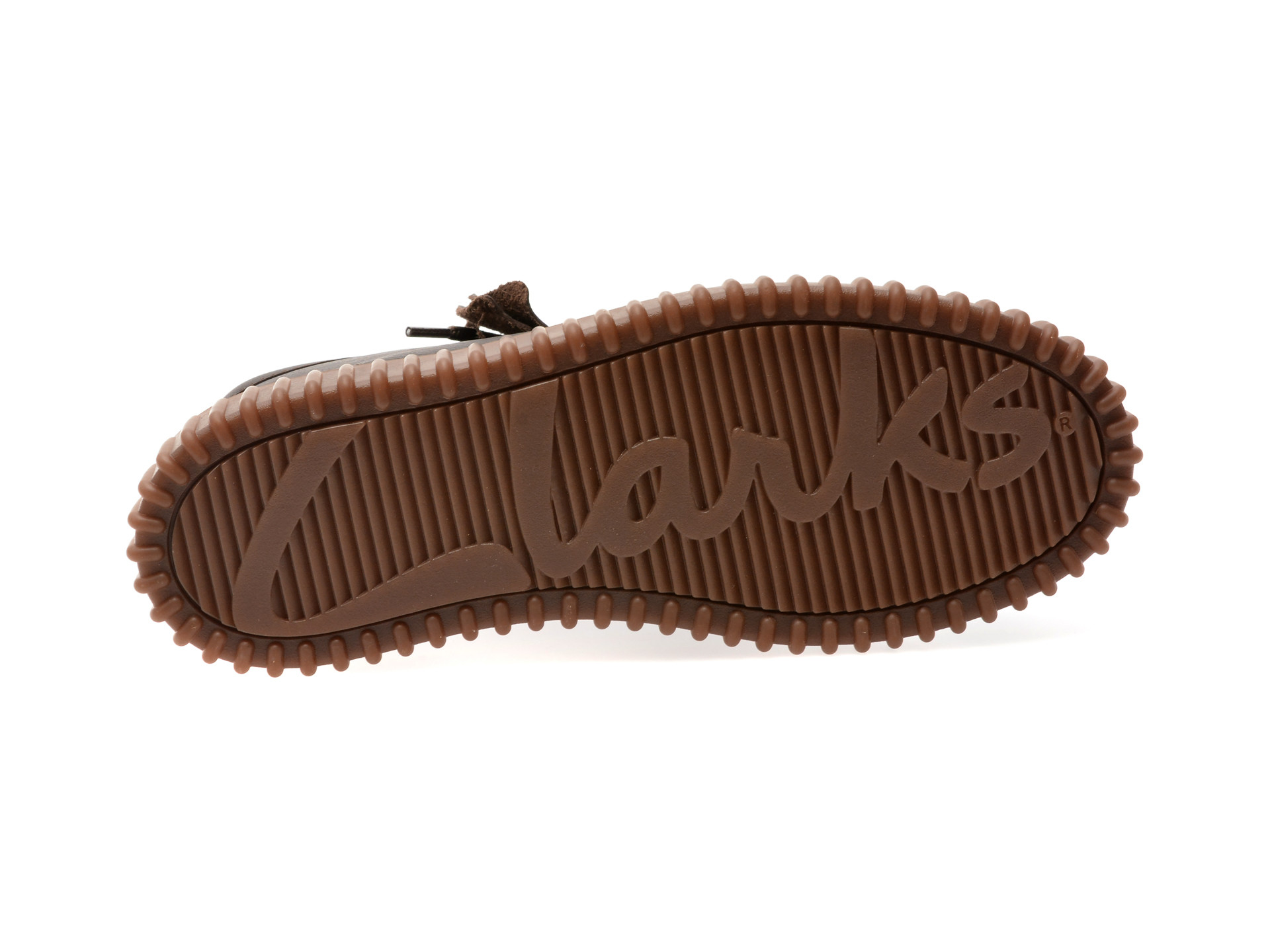 Ghete CLARKS maro, TORHILL HI, din piele naturala