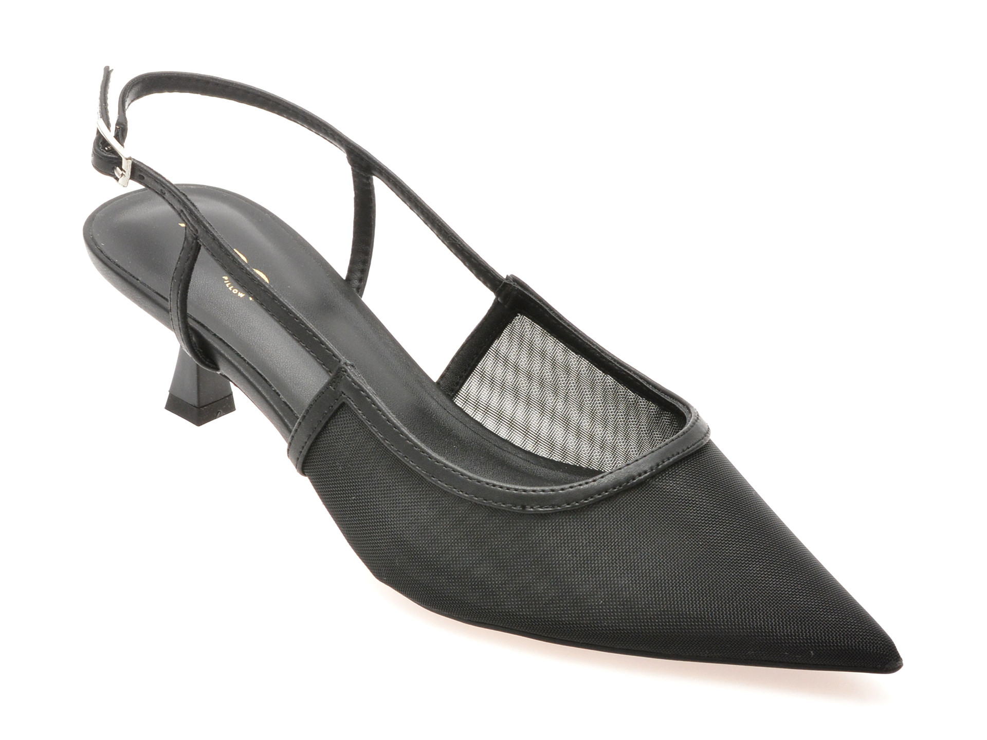 Pantofi eleganti ALDO negri, MAXINA 001, din material textil