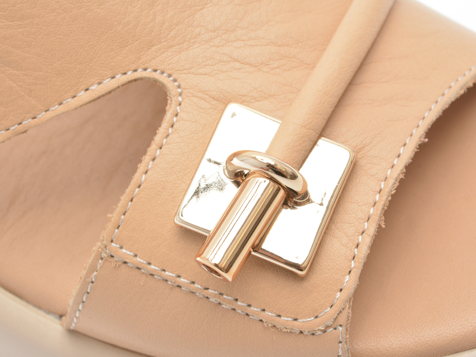 Sandale IMAGE maro, 901960, din piele naturala