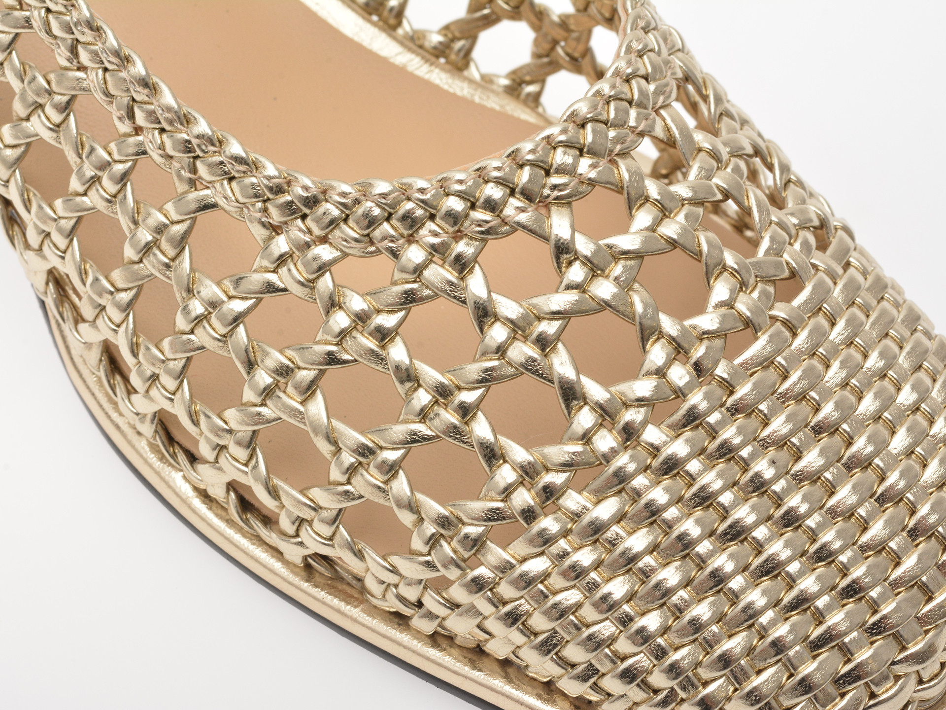 Pantofi EPICA aurii, 1659, din piele ecologica