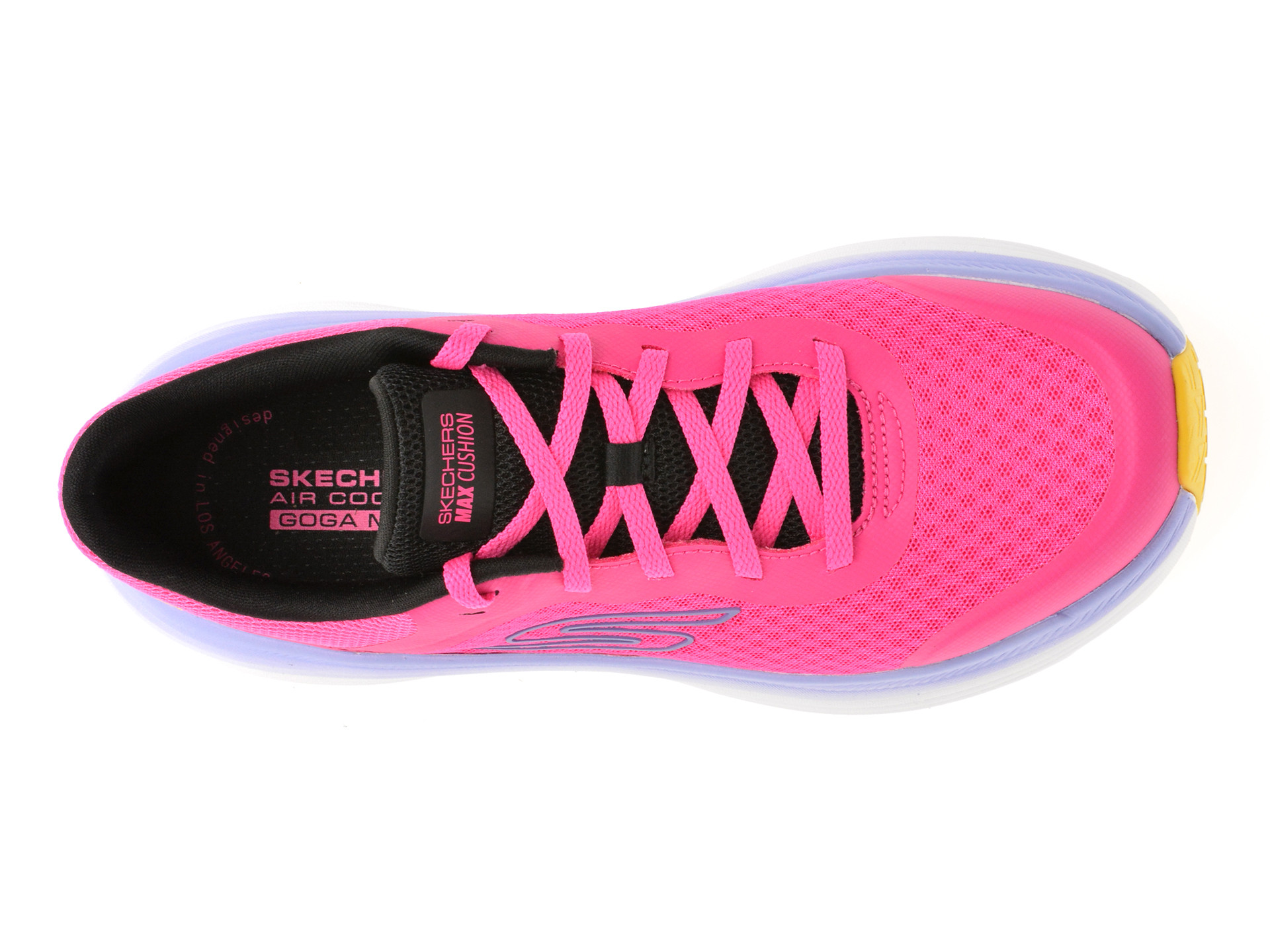 Pantofi sport SKECHERS roz, MAX CUSHIONING ENDEAVOUR, din material textil