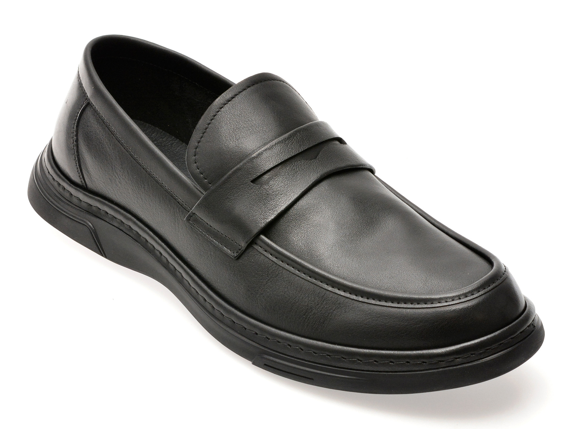 Mocasini EPICA negri, 3081, din piele naturala