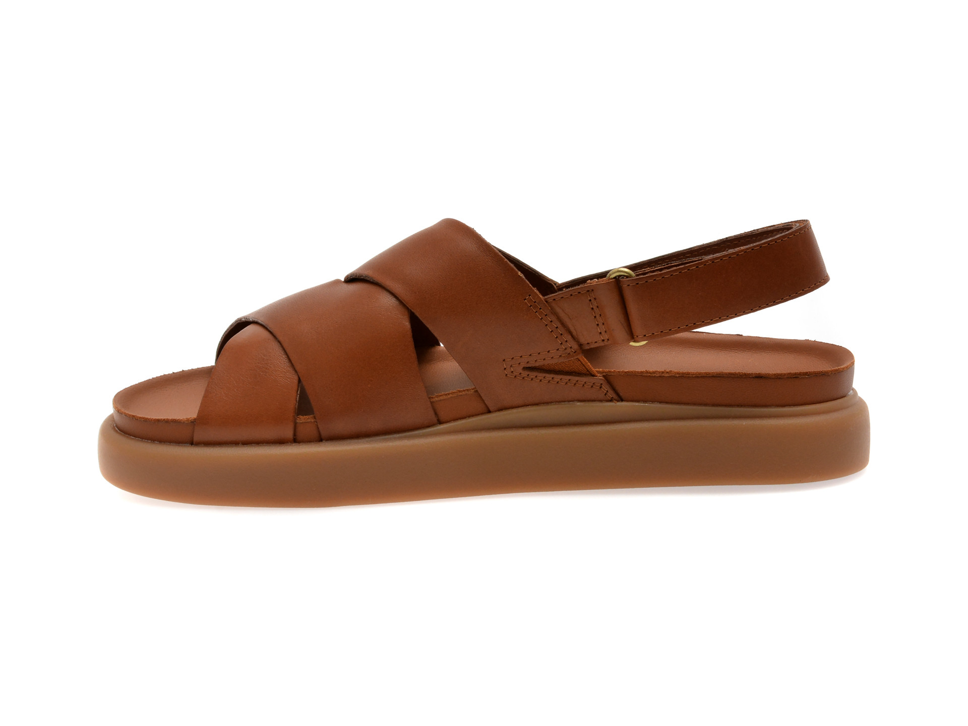 Sandale CLARKS maro, ARISTELLA SUN, din piele naturala