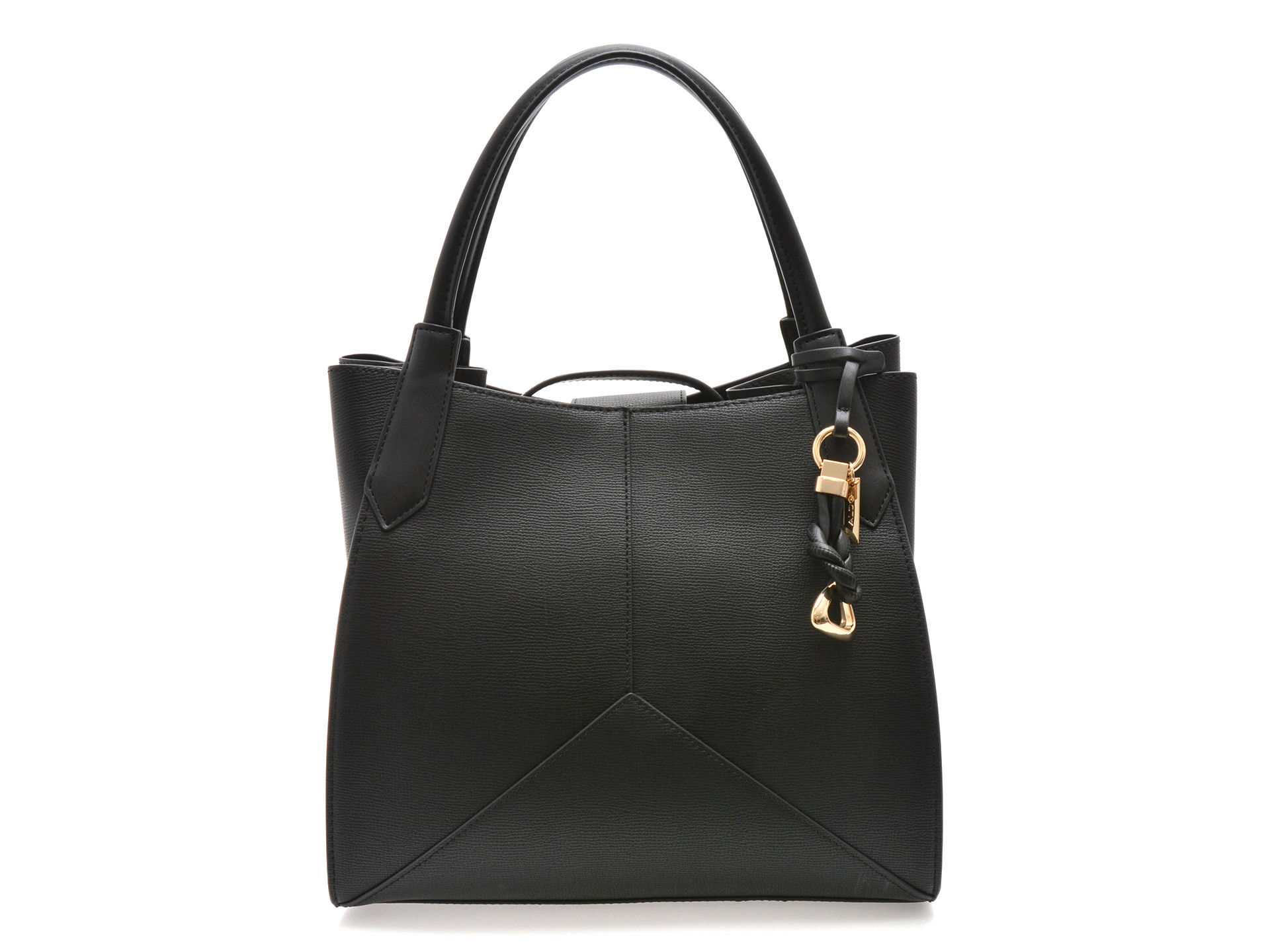 Geanta ALDO neagra, IVEYMA 006, din piele ecologica