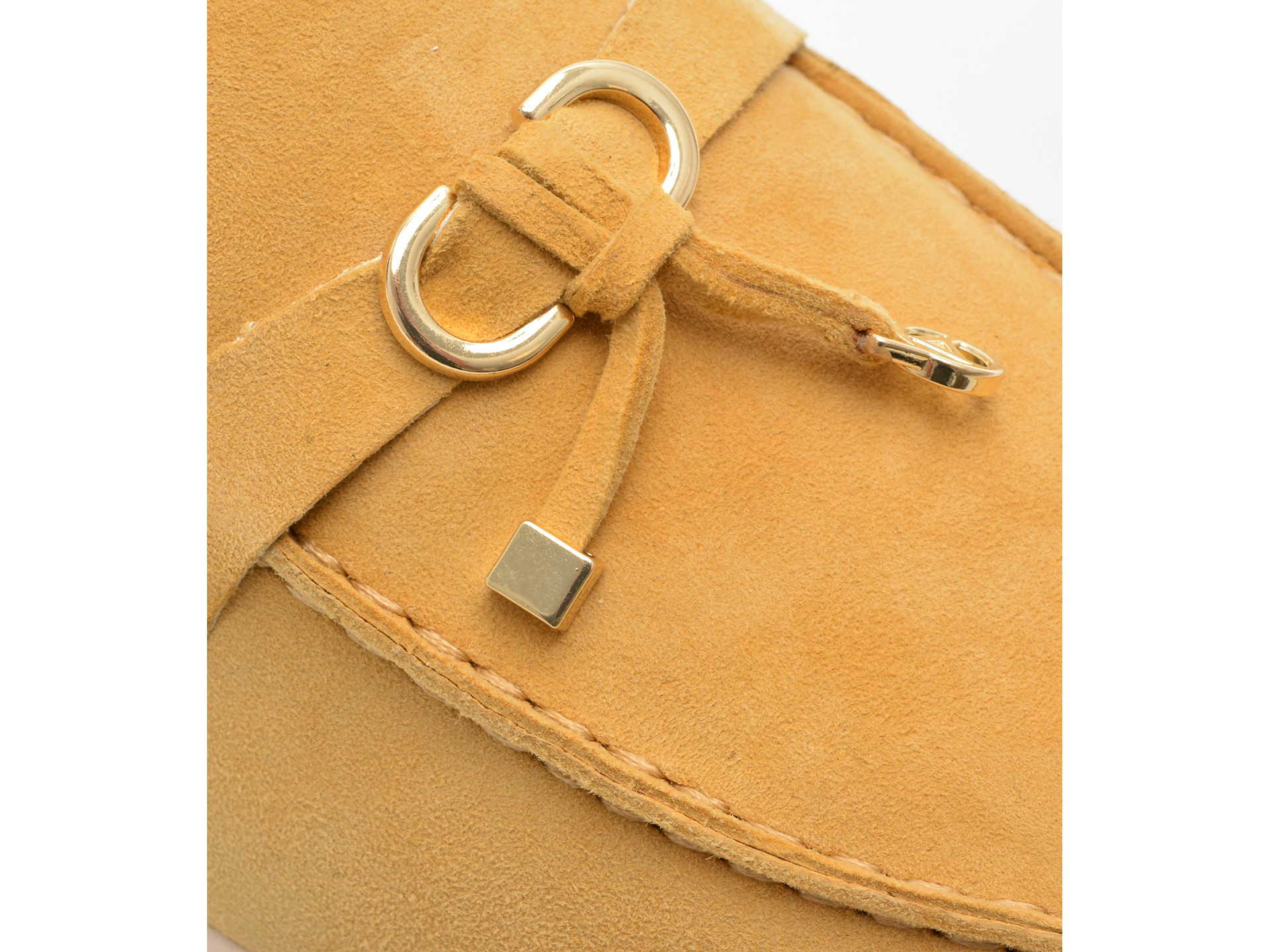 Mocasini ALDO galbeni, CRERAS-IN 750, din piele intoarsa