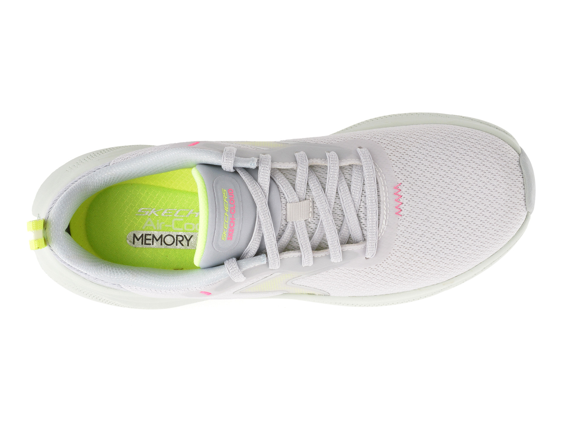 Pantofi sport SKECHERS gri, SKECH CLOUD, din material textil