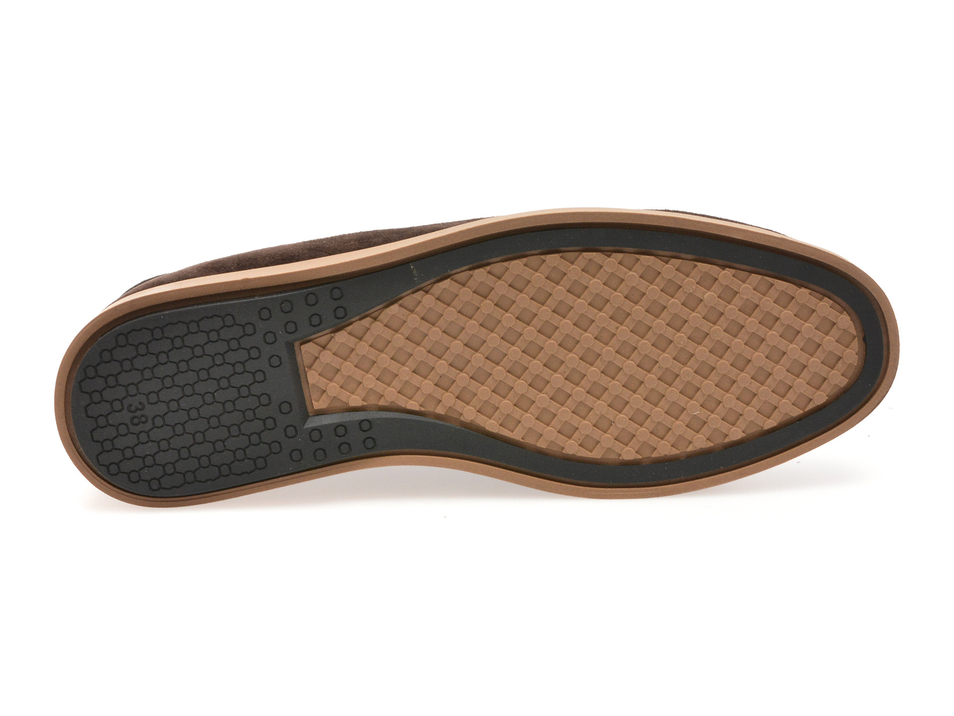 Pantofi EPICA maro, 3642605, din piele intoarsa