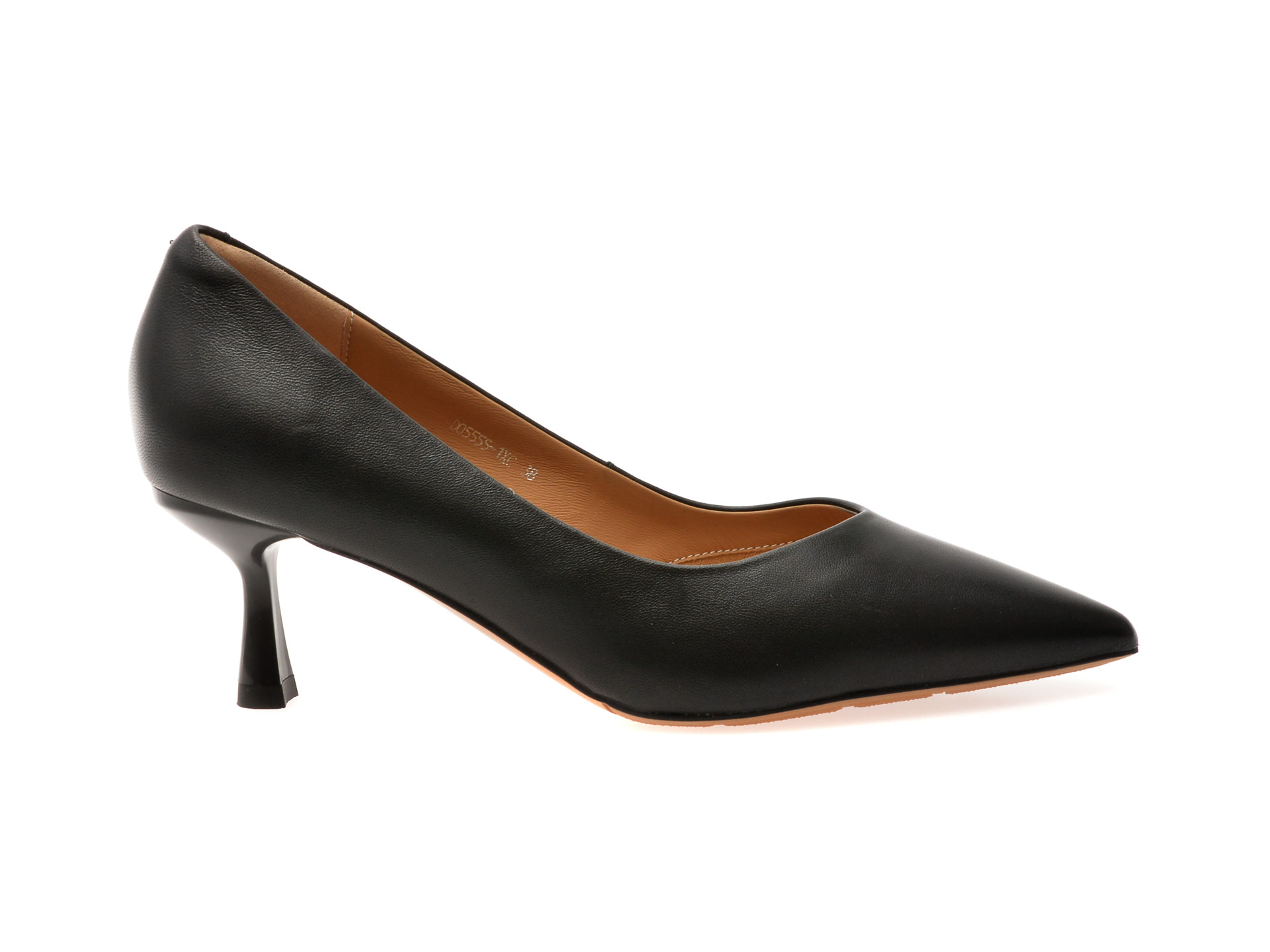 Pantofi eleganti EPICA negri, D05555, din piele naturala