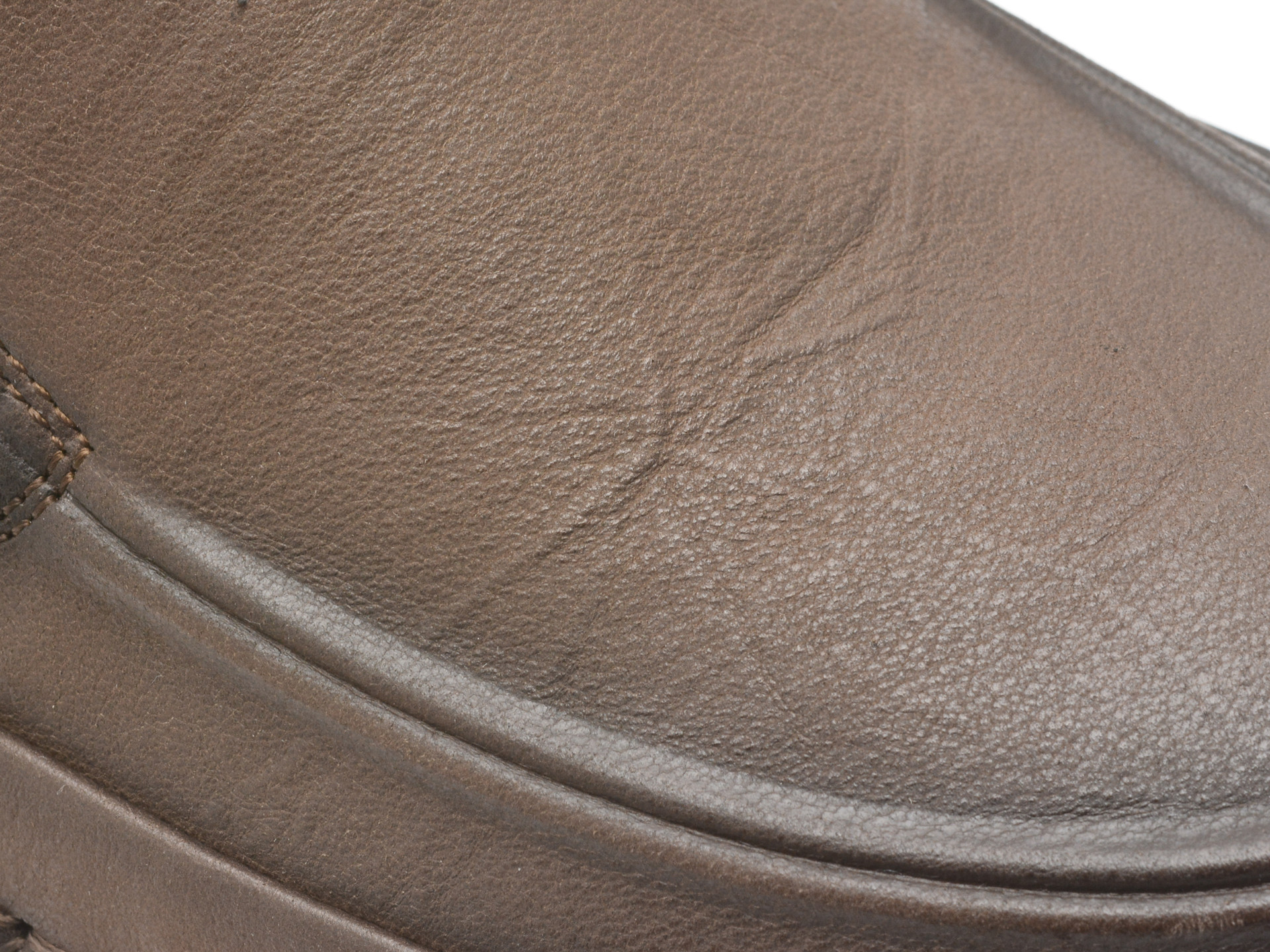 Mocasini OTTER kaki, T8512, din piele naturala