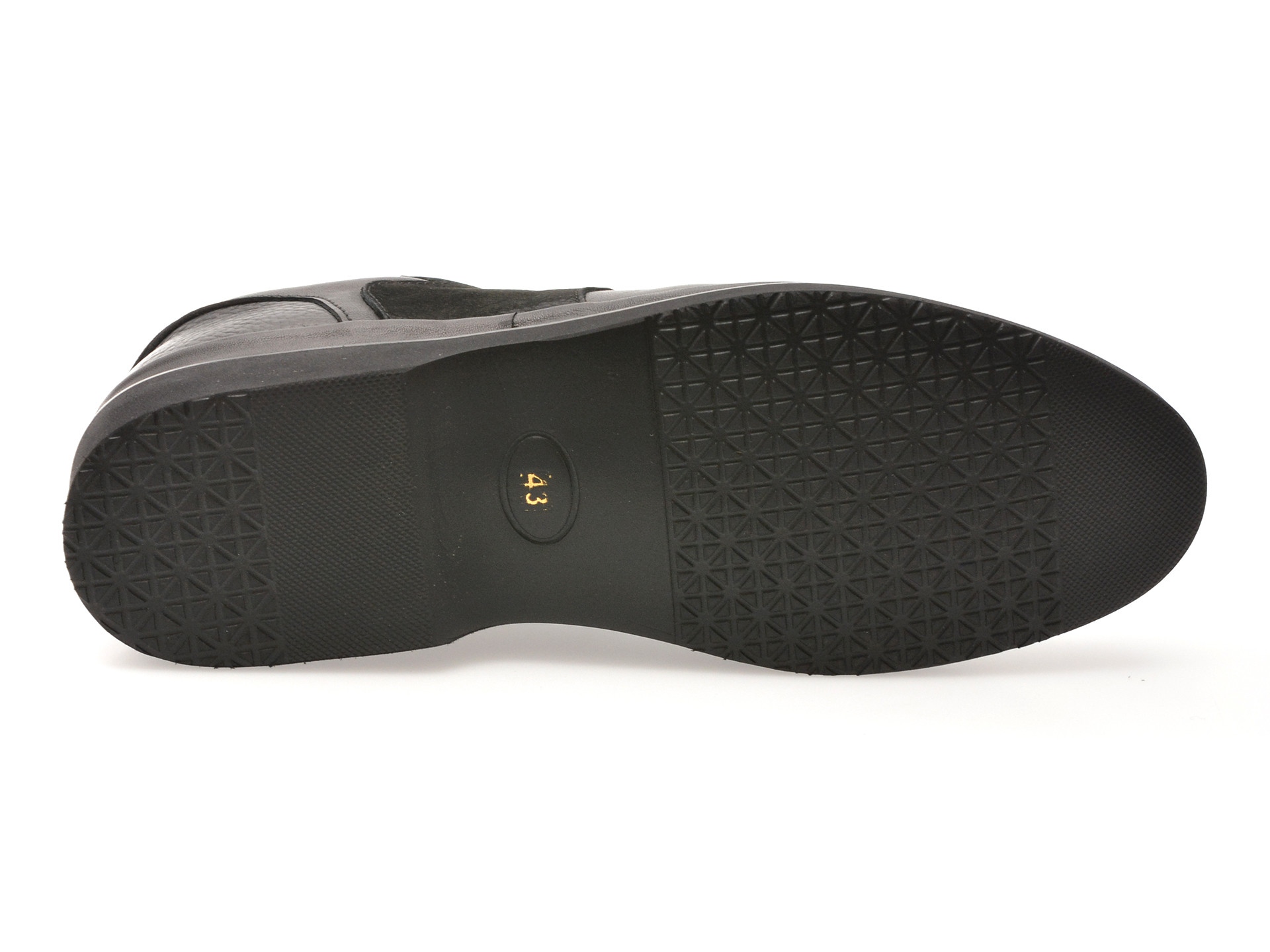 Pantofi OTTER negri, 813, din piele naturala