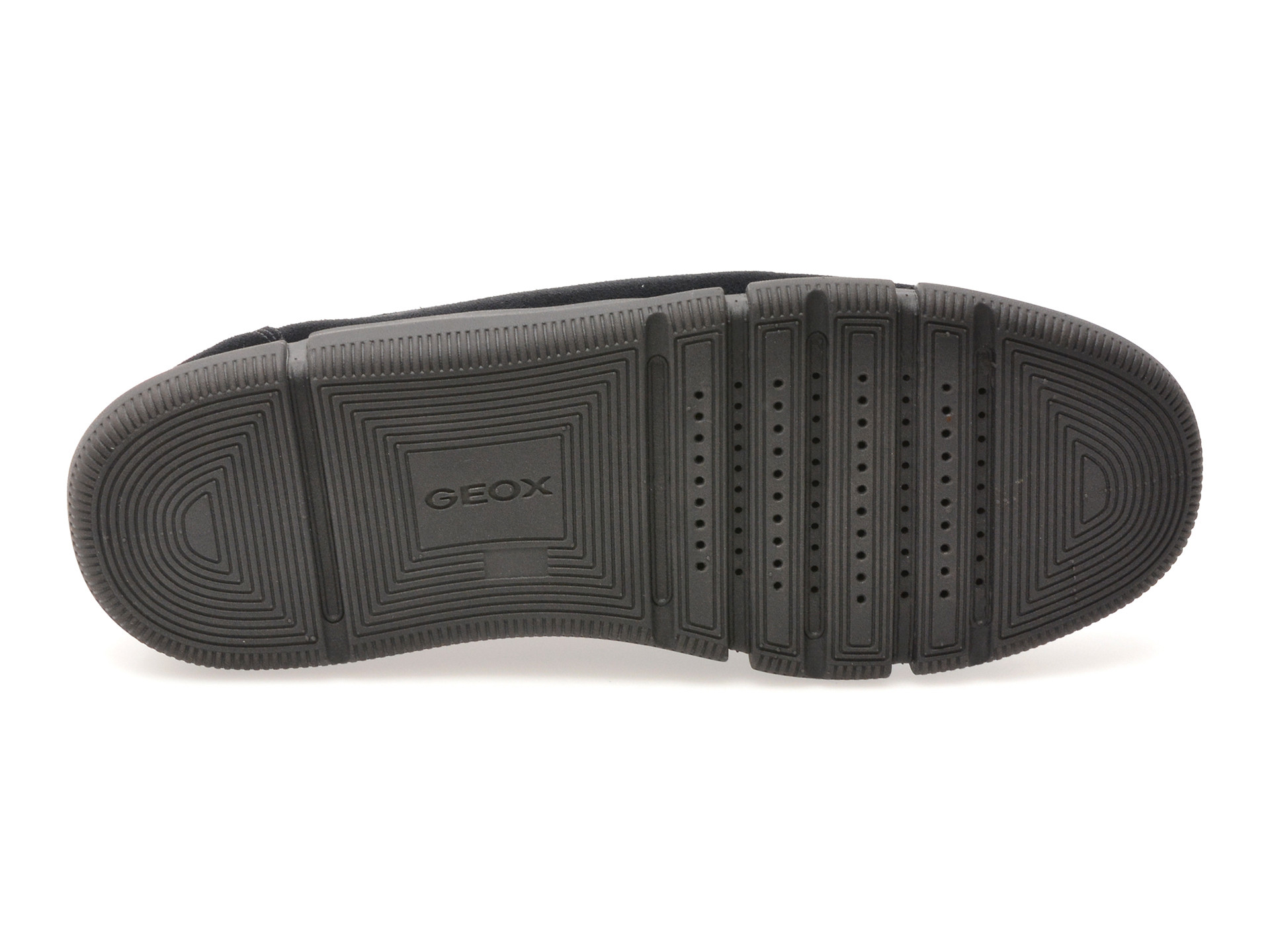 Mocasini GEOX bleumarin, U4646B, din piele intoarsa