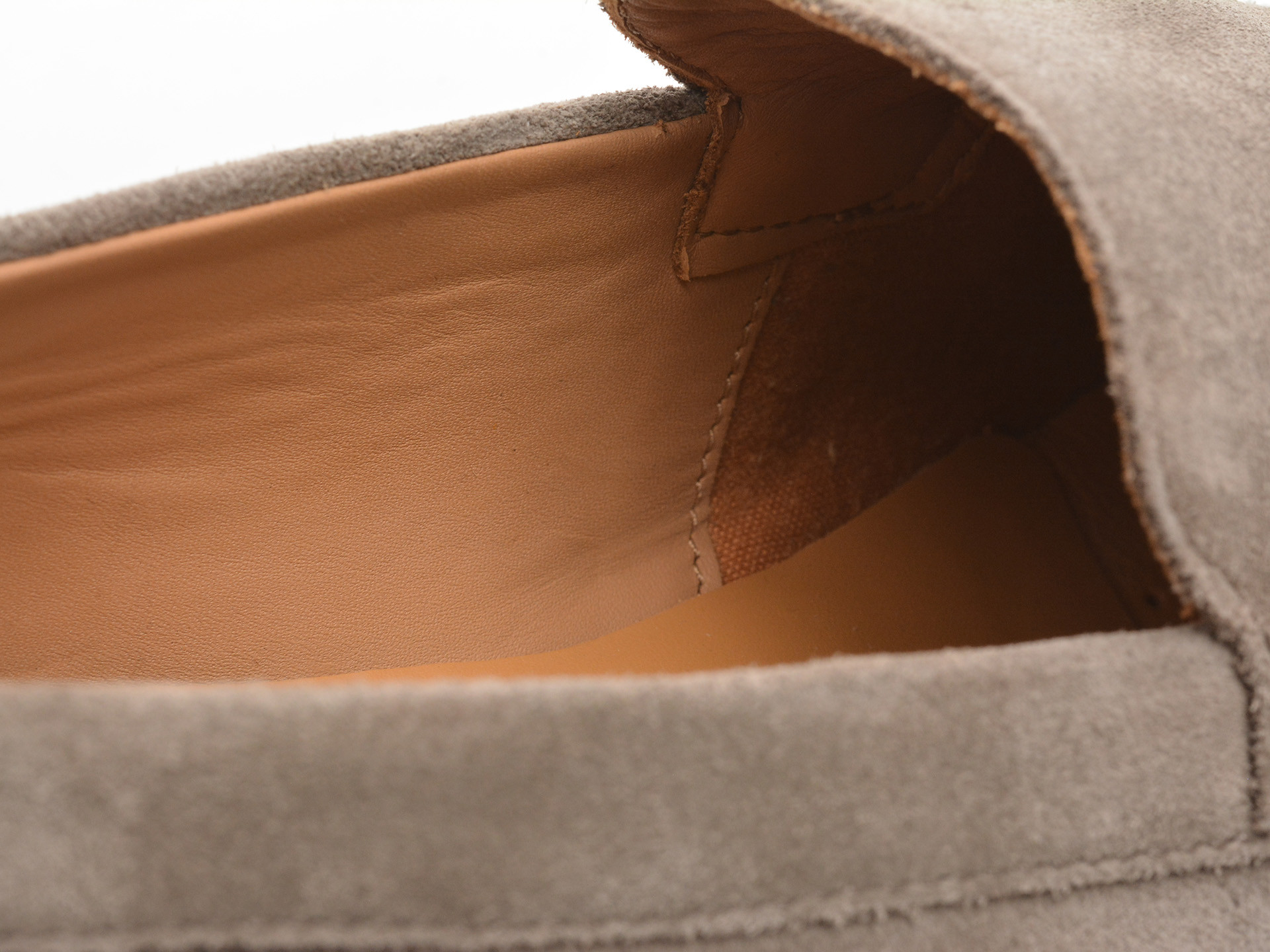 Mocasini GEOX gri, U55LAD, din piele intoarsa