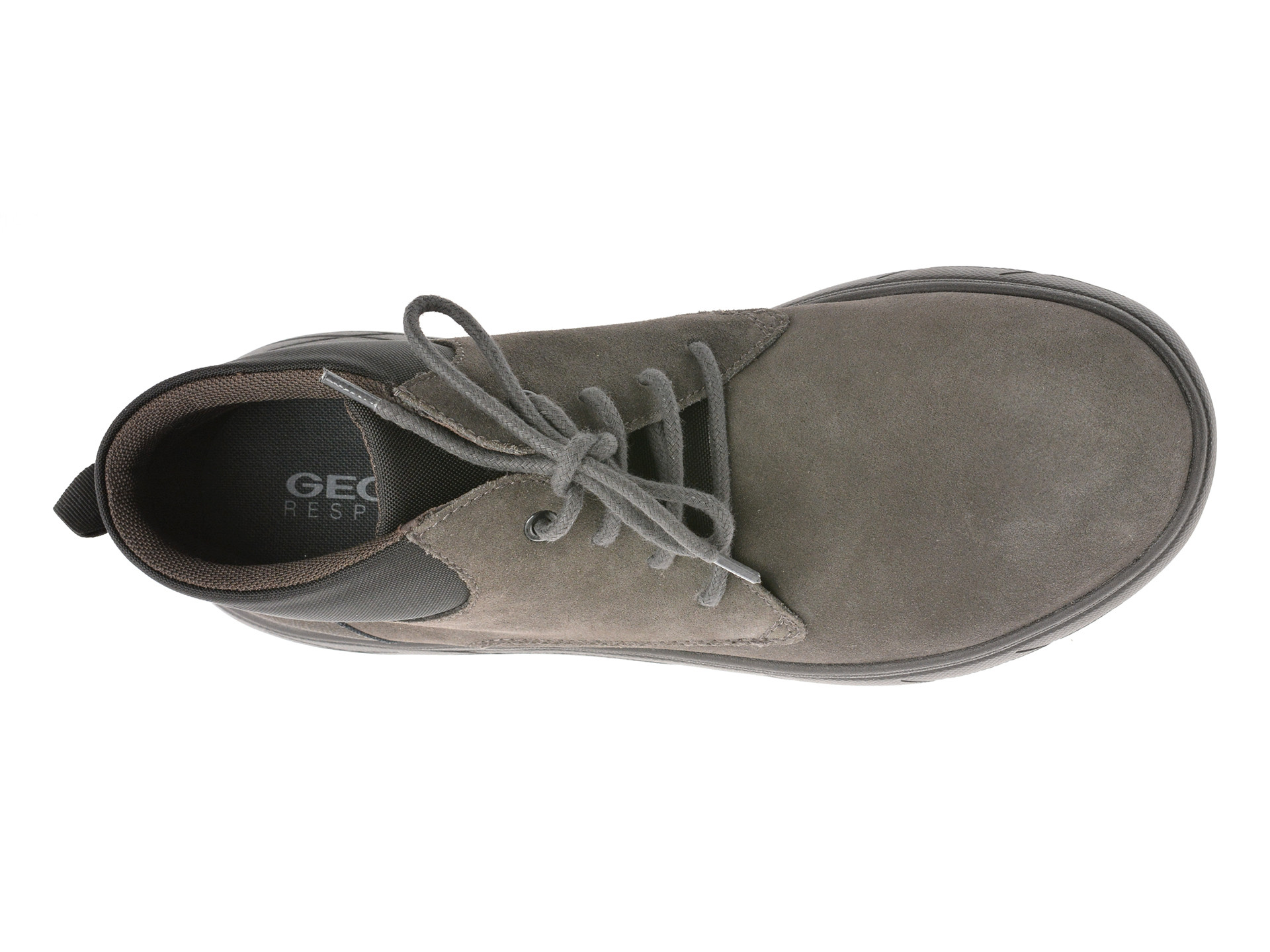 Ghete GEOX gri, U36E1B, din piele naturala