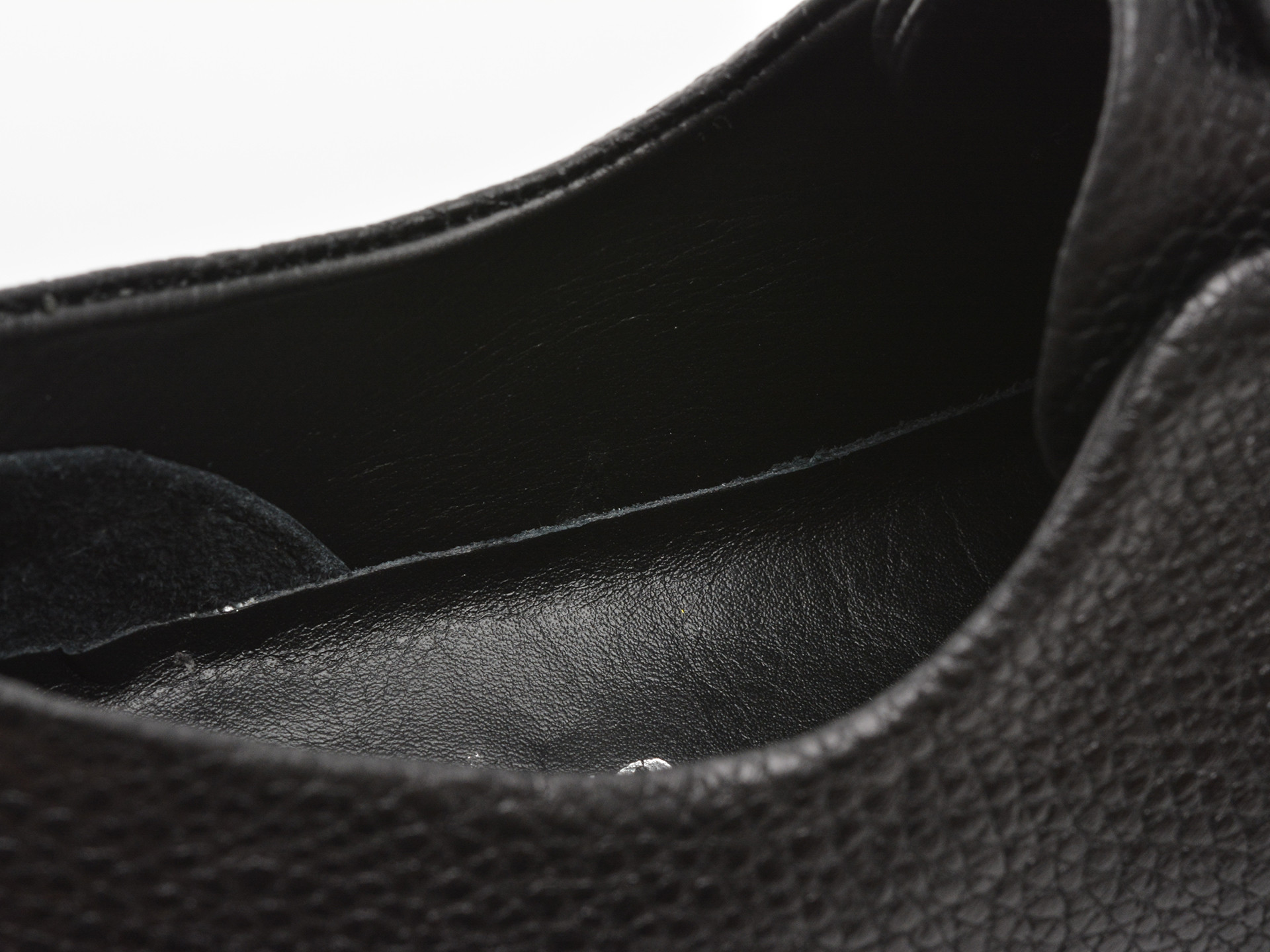 Pantofi IMAGE negri, 146A266, din piele naturala