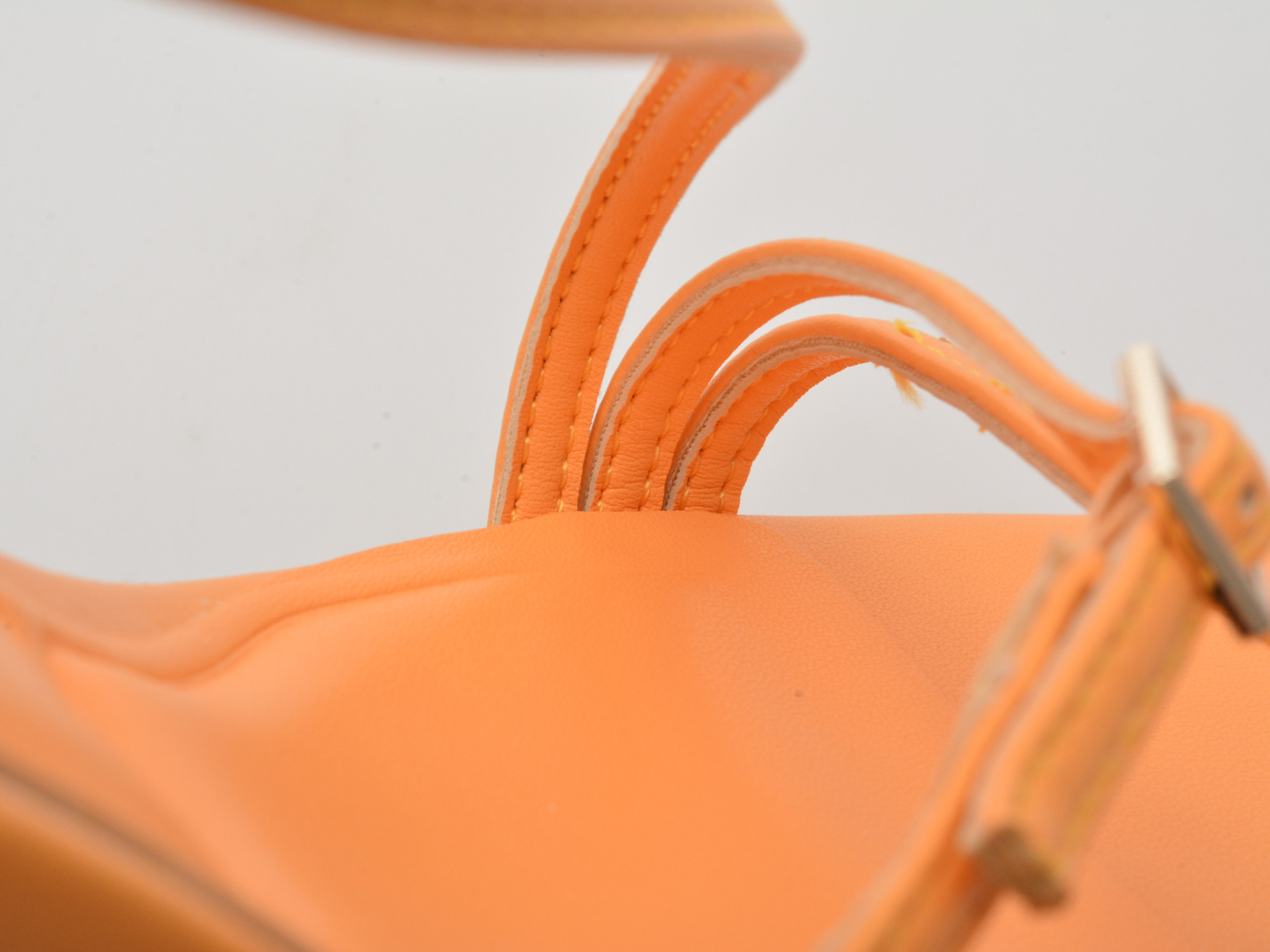 Sandale elegante ALDO portocalii, HARLIE 810, din piele ecologica