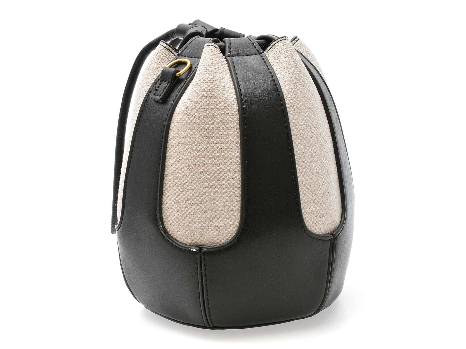 Geanta EPICA alb-negru, 2, din material textil