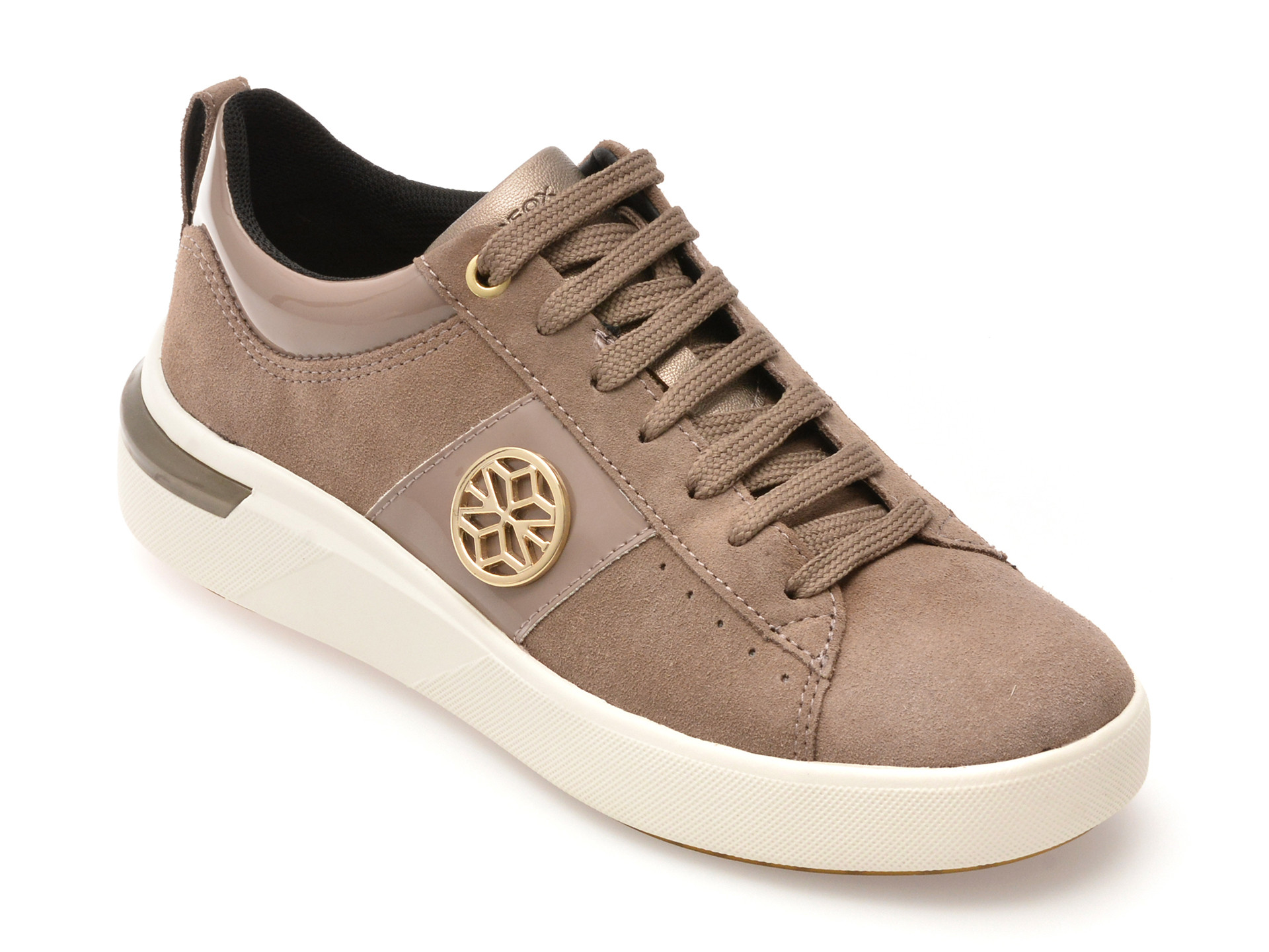 Pantofi sport GEOX gri, D55QFA, din piele intoarsa