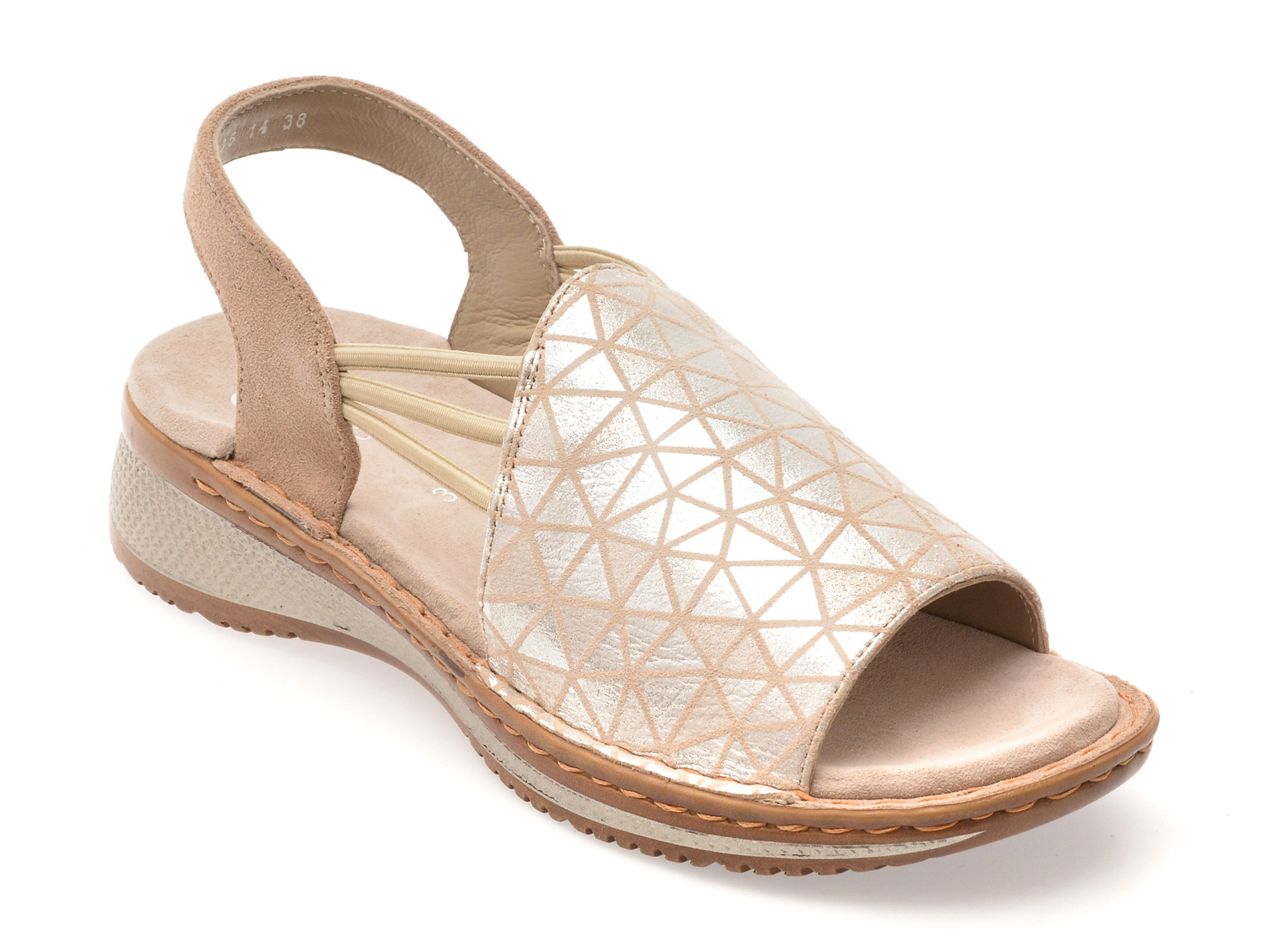 Sandale ARA gri, 29005, din piele intoarsa