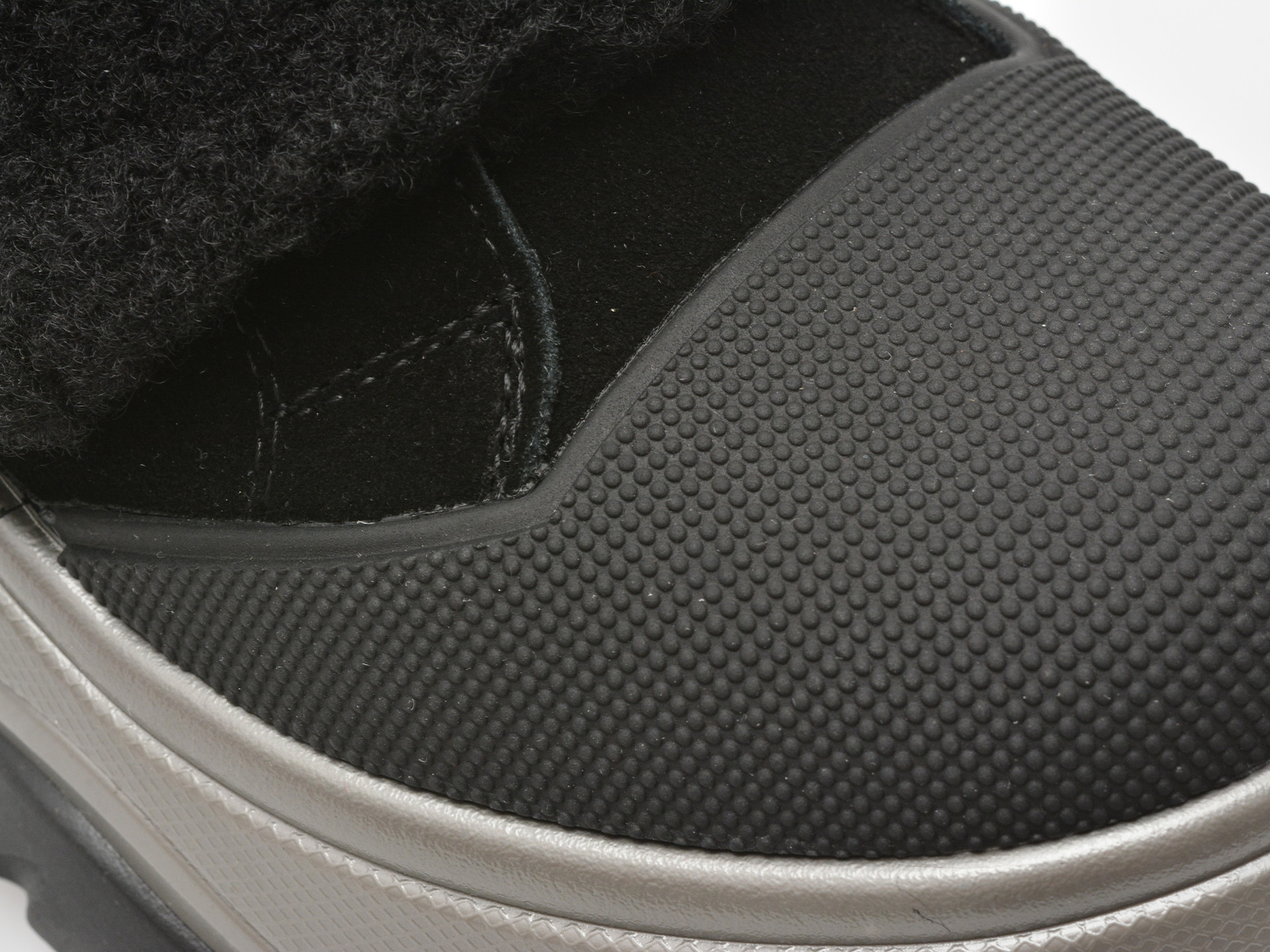 Pantofi GRYXX negri, 1681, din piele intoarsa