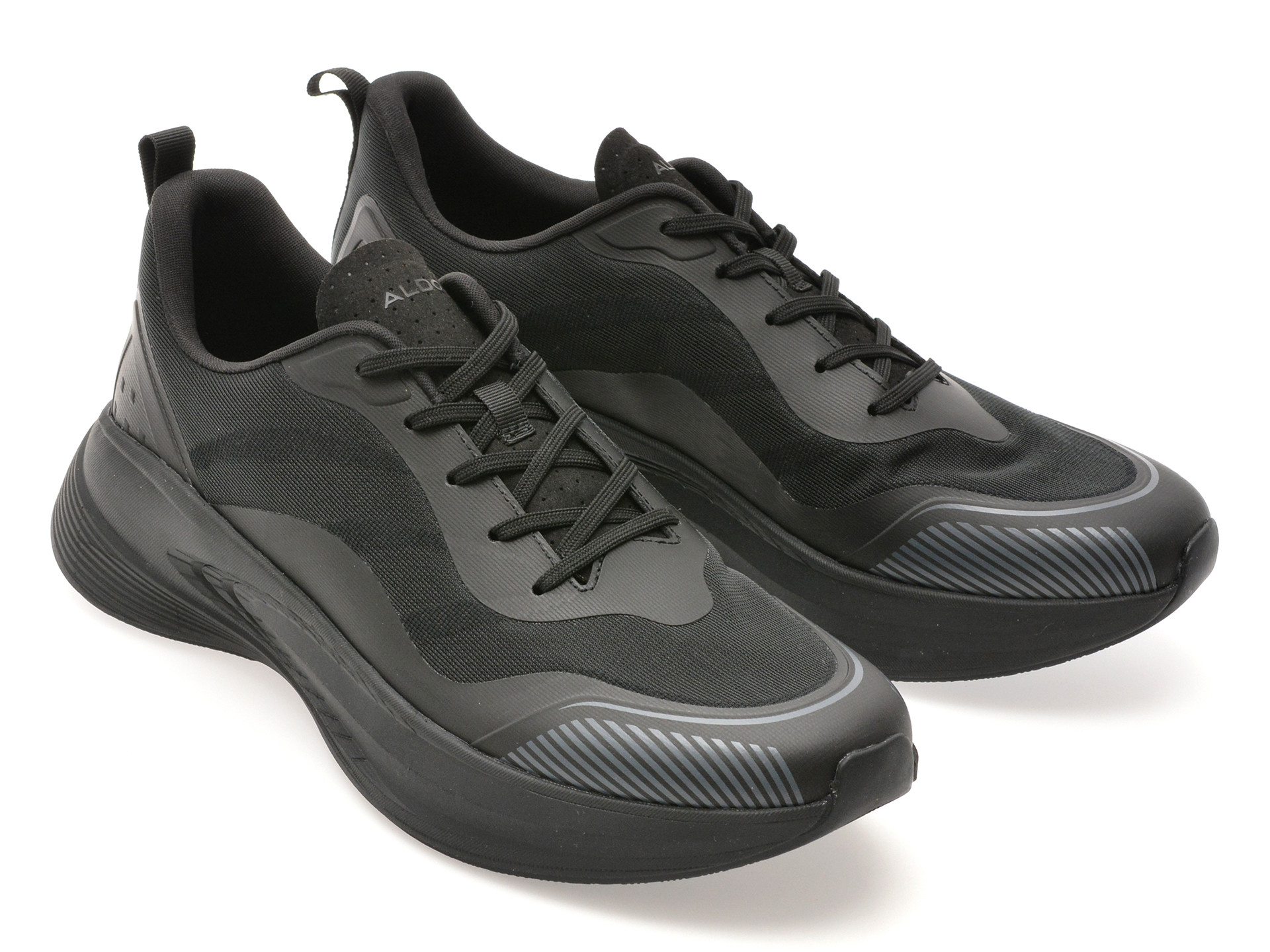 Pantofi sport ALDO negri, PILLOW SNKR, din material textil