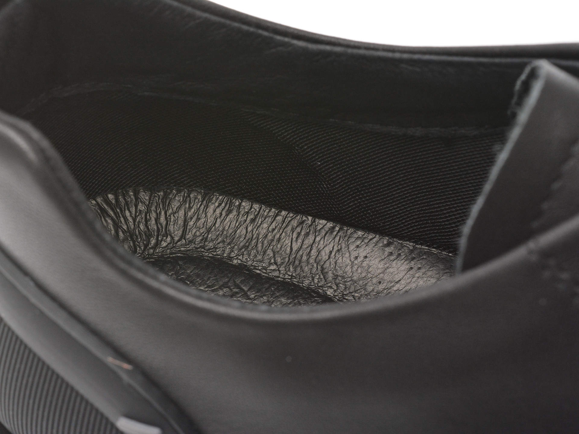 Pantofi sport EPICA negri, 8161, din piele naturala