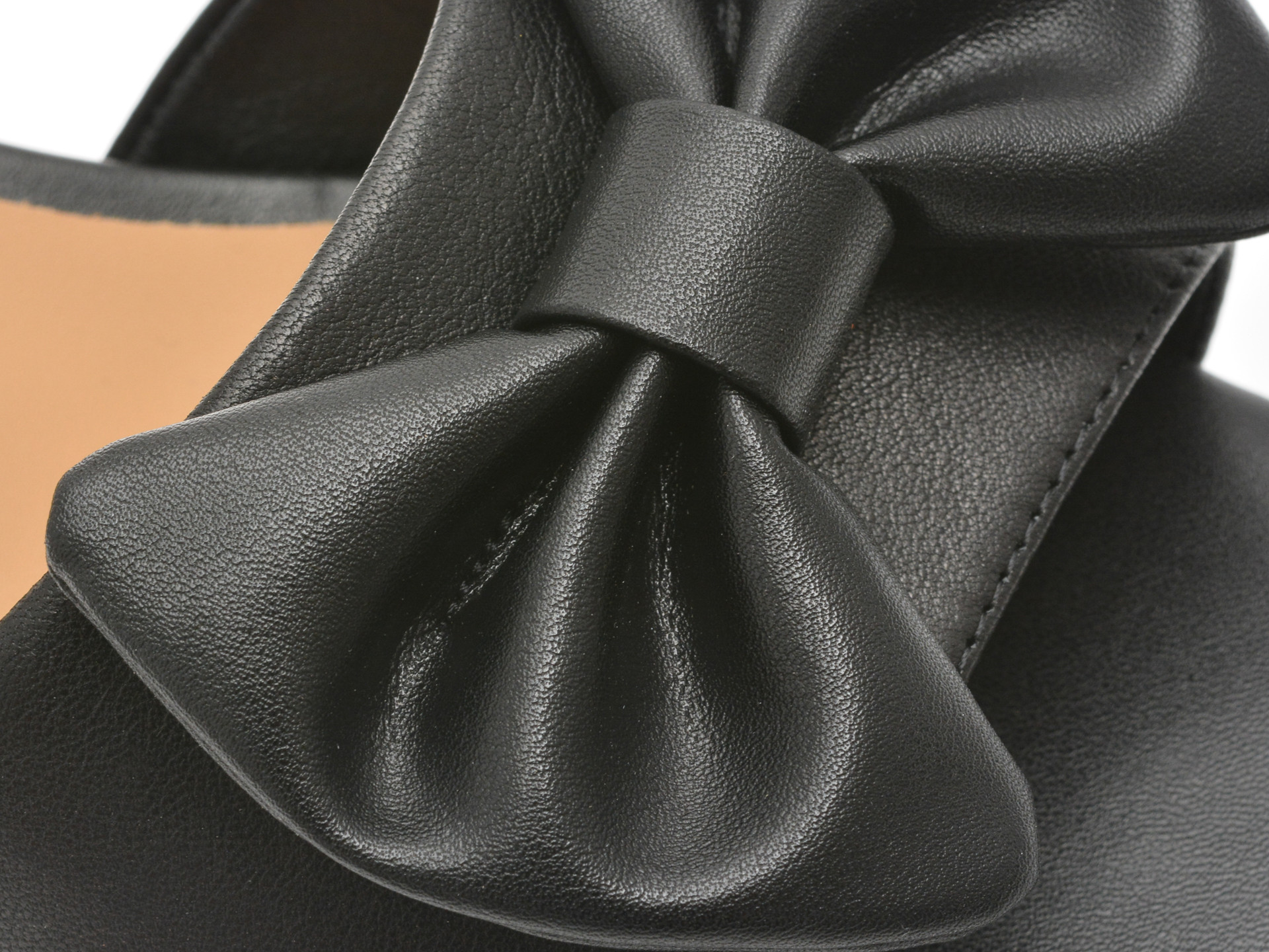 Sandale EPICA negre, 1295D29, din piele naturala