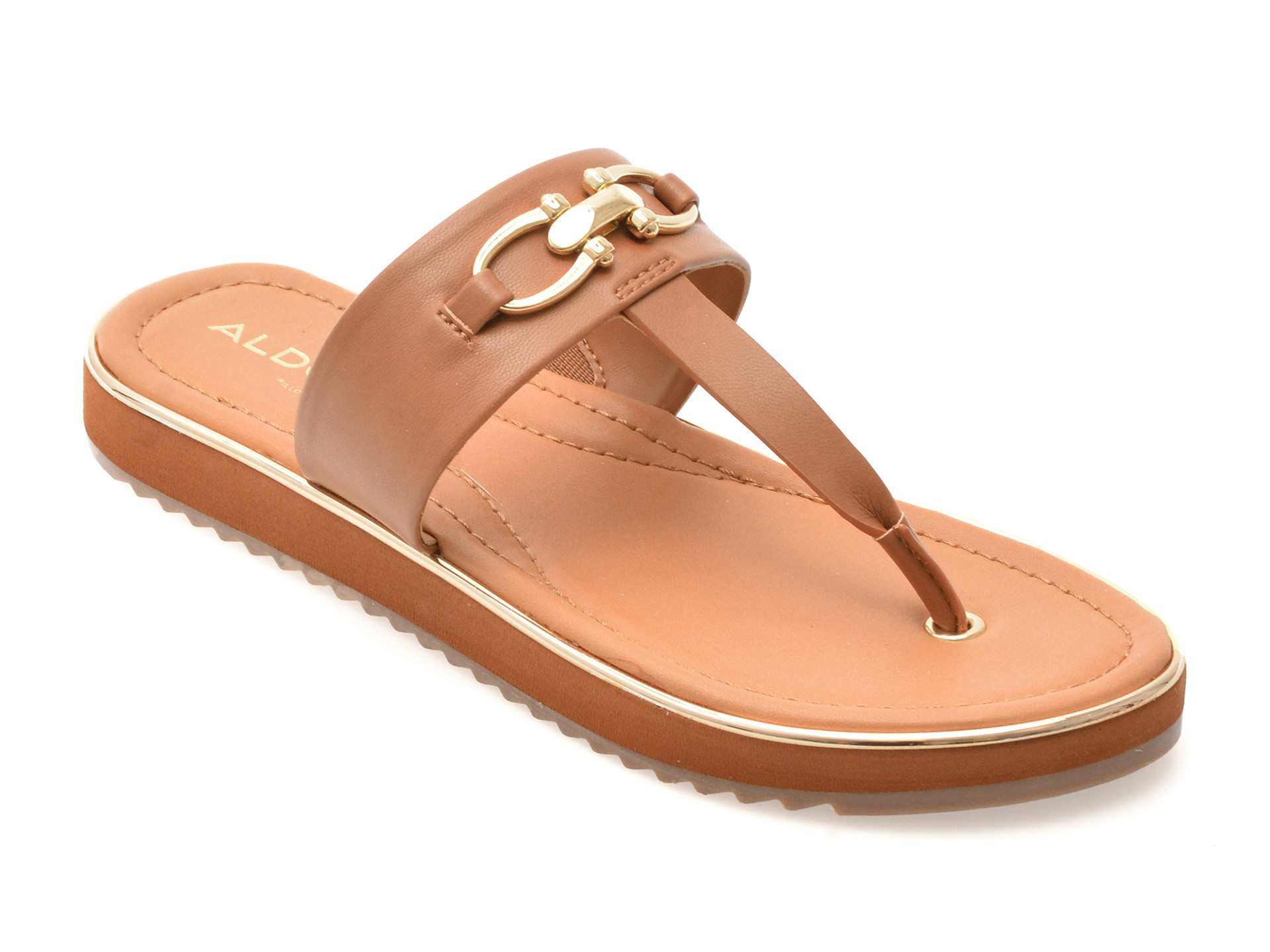 Papuci ALDO maro, LAJOLLA 230, din piele ecologica