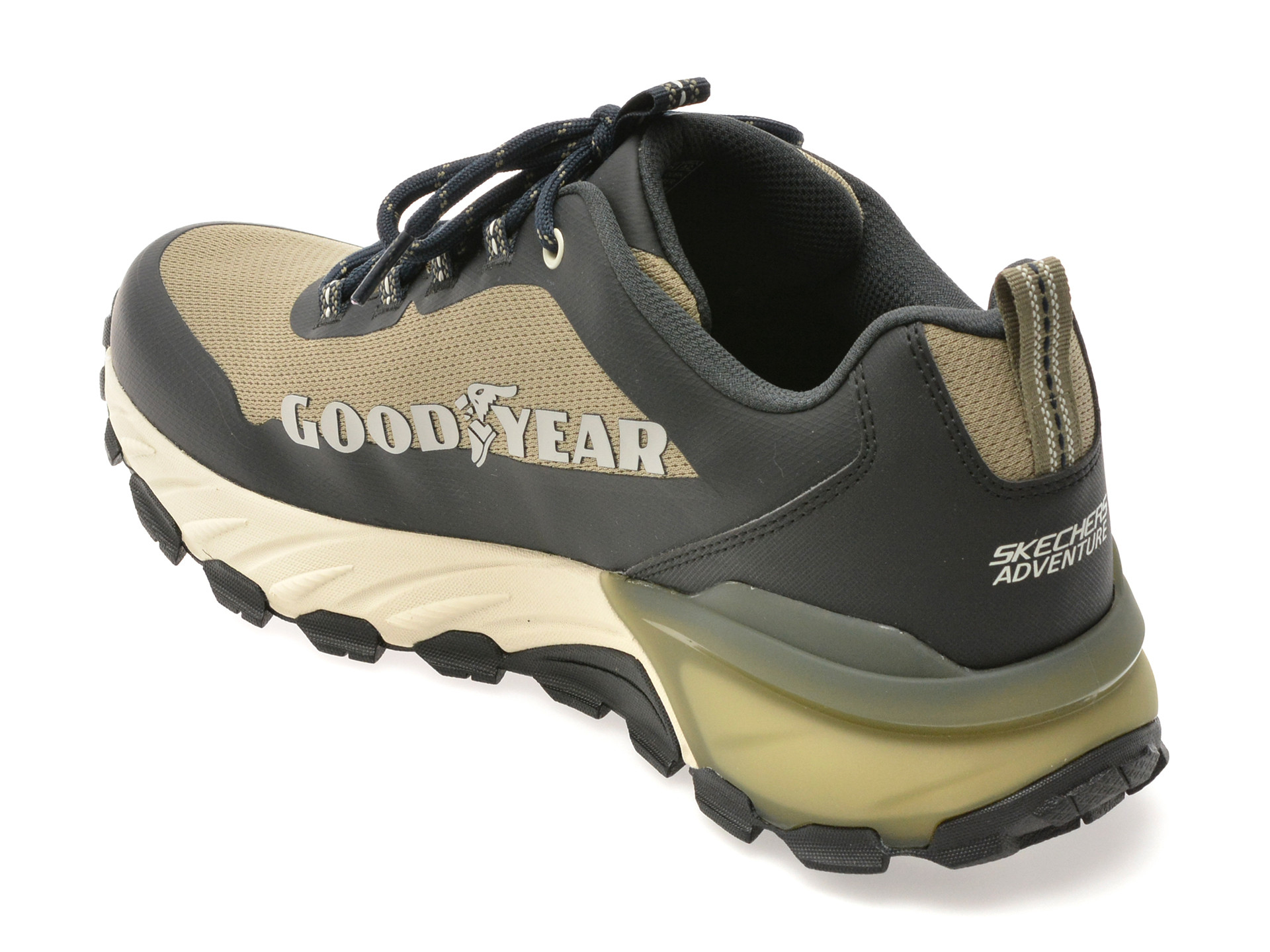 Pantofi sport SKECHERS kaki, MAX PROTECT, din material textil